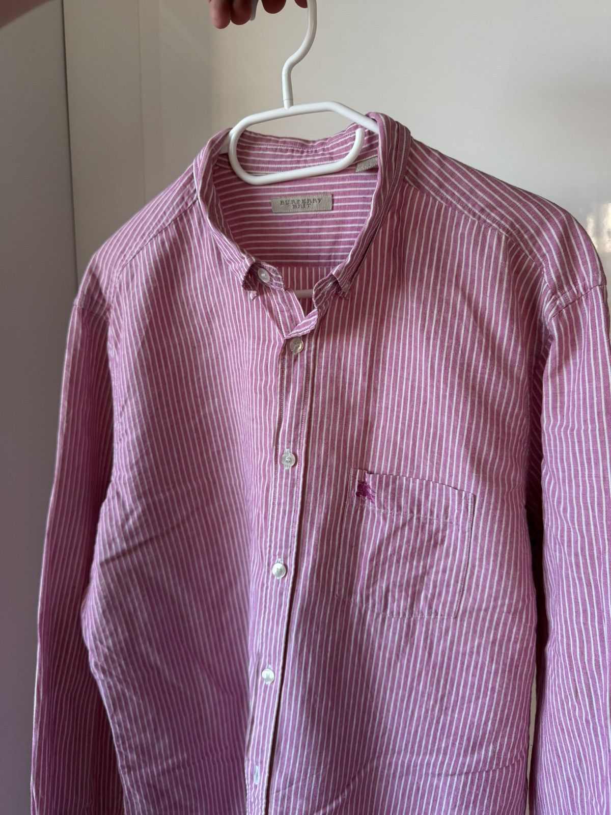 Burberry ‼️Archival Burberry OldMoney Premium Luxury Cell Logo Shirt‼️ Size US XL / EU 56 / 4 - 5 Thumbnail