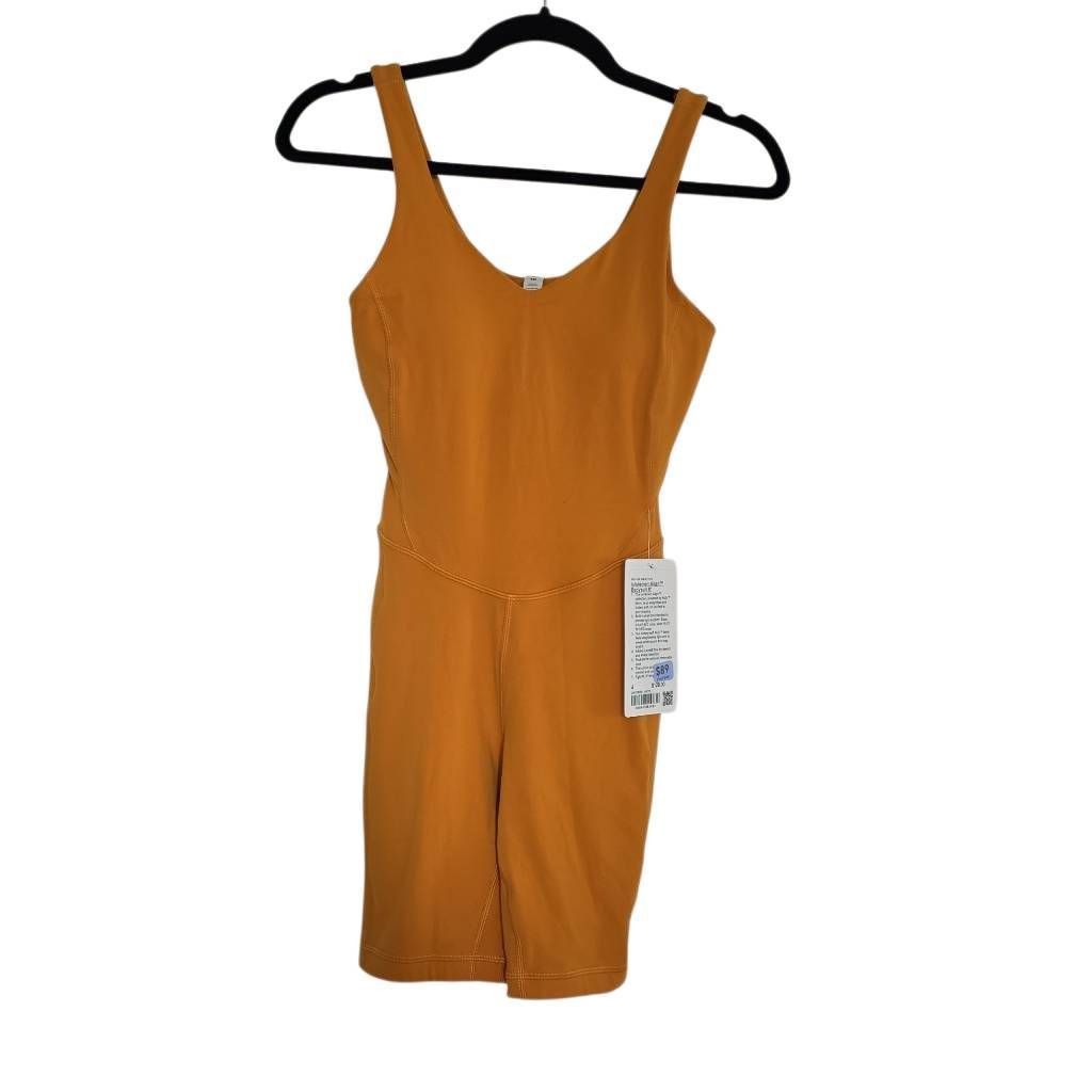 Lululemon Lululemon Women's Size 4 Autumn Orange Align 8" Shorts Bodys Size 27" / US 4 / IT 40 - 1 Thumbnail