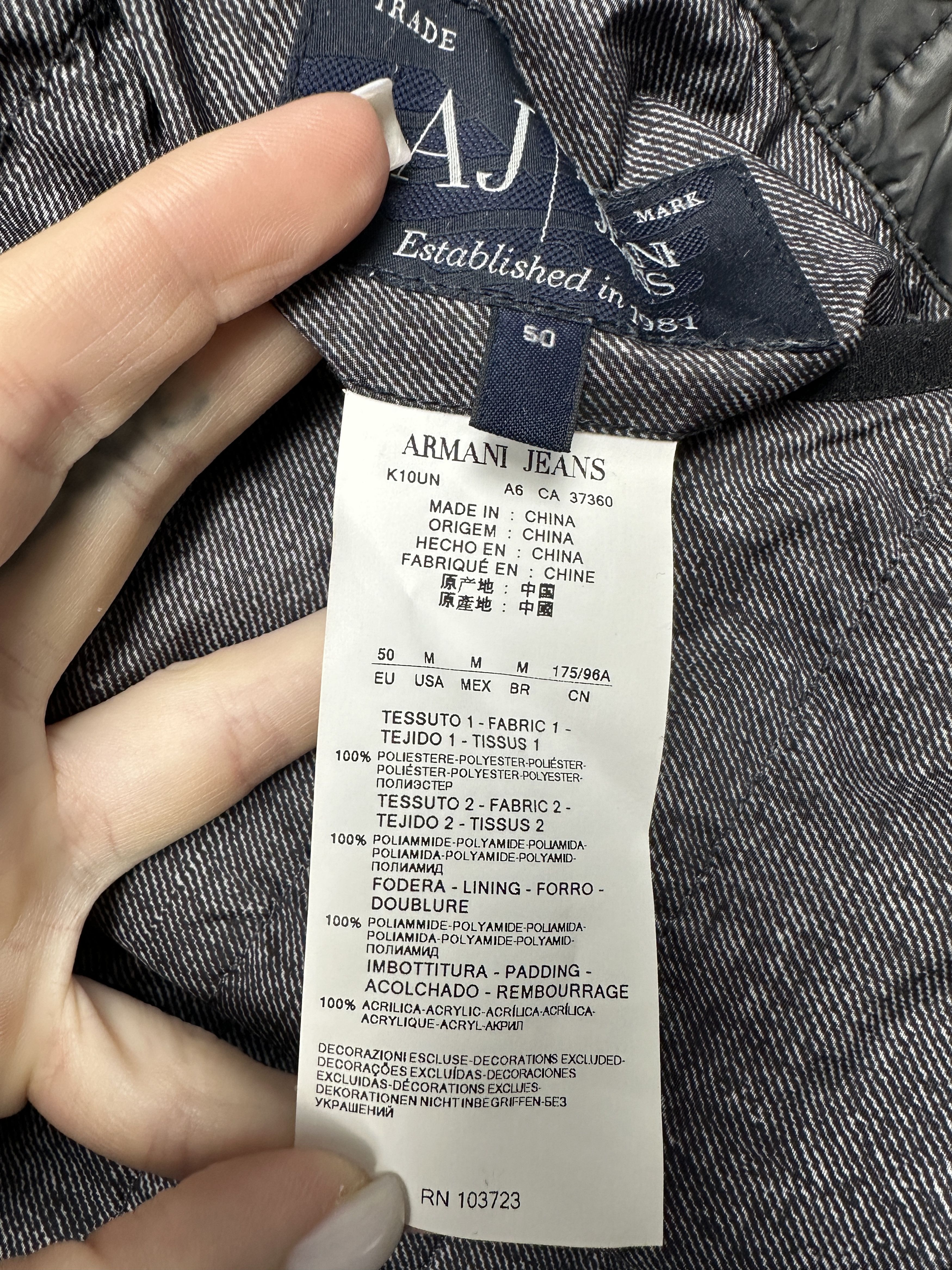 Armani Armani Jeans Mens 3 in 1 Jacket + Vest Size US M / EU 48-50 / 2 - 12 Thumbnail