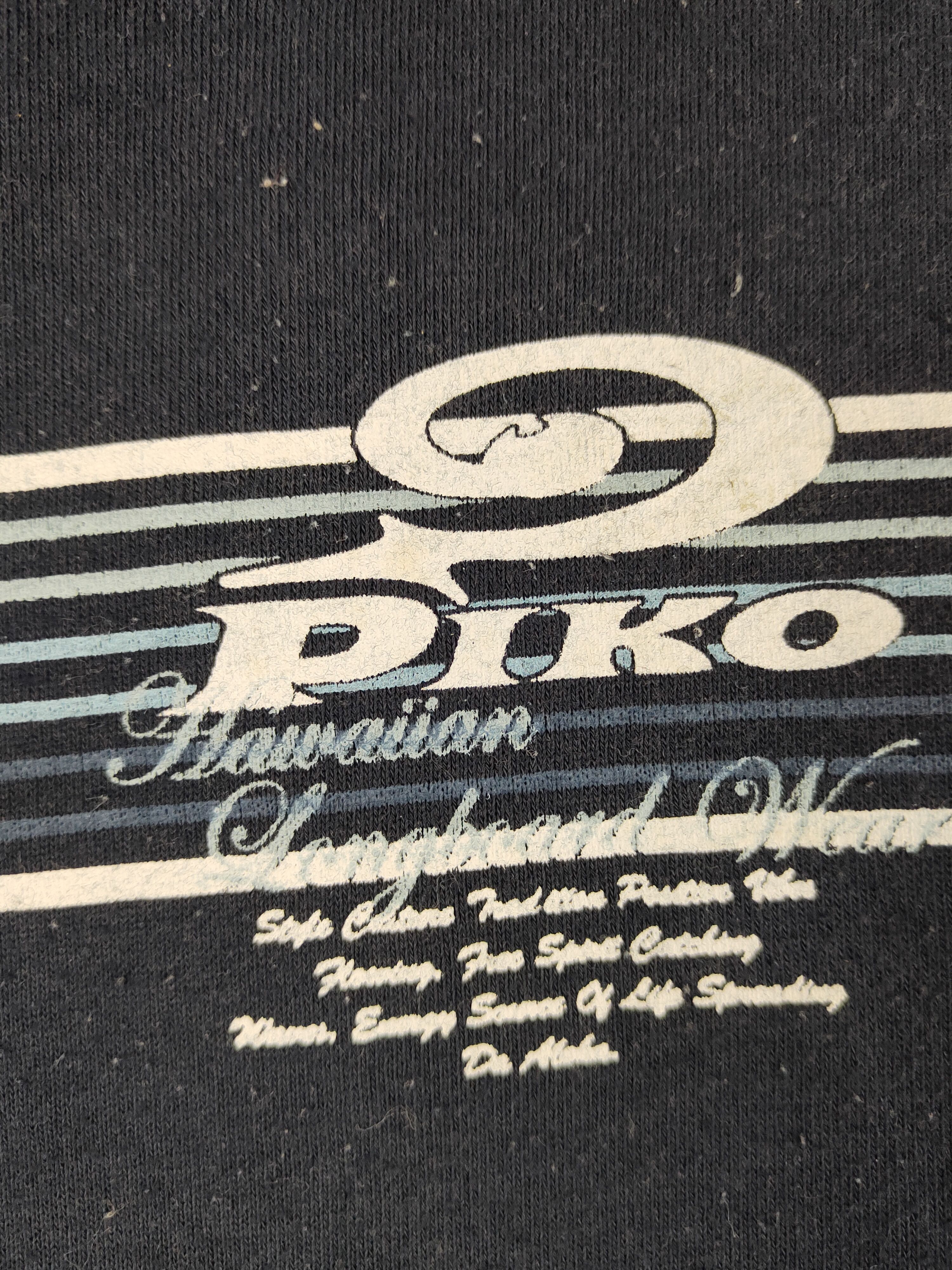 Japanese Brand × Vintage Piko surf vintage Dark Blue Sweatshirts #S1555 Size US L / EU 52-54 / 3 - 5 Thumbnail