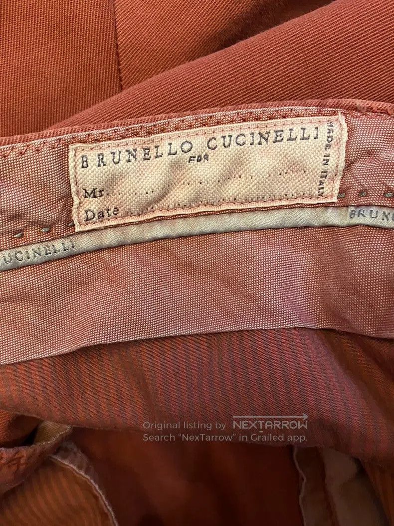 Brunello Cucinelli Brunello Cucinelli Sword Belt Short Pants, Sea Island Cott Size US 32 / EU 48 - 4 Thumbnail