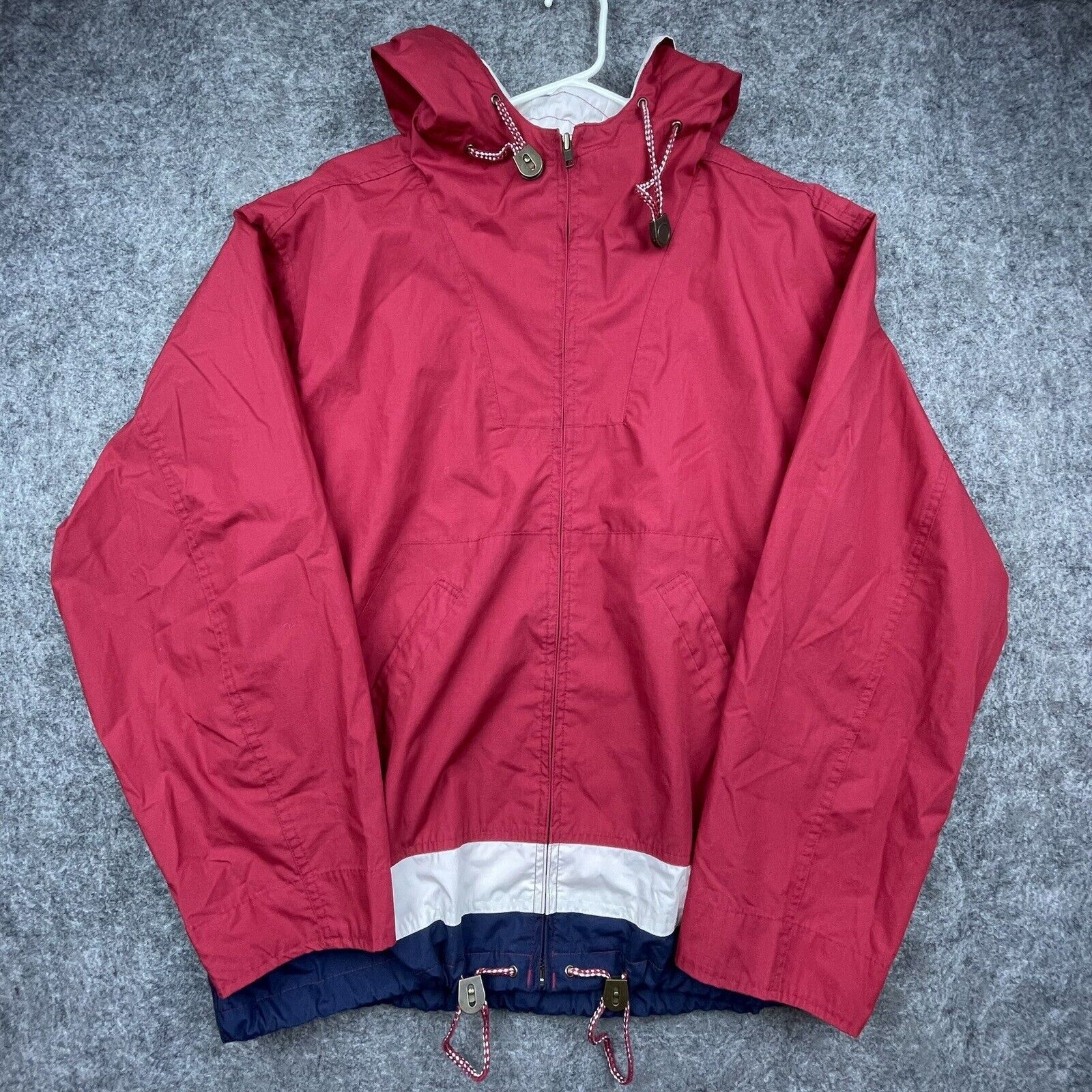 Merona Vintage Merona Jacket Medium Red Windbreaker Mesh Lined Size US M / EU 48-50 / 2 - 1 Thumbnail