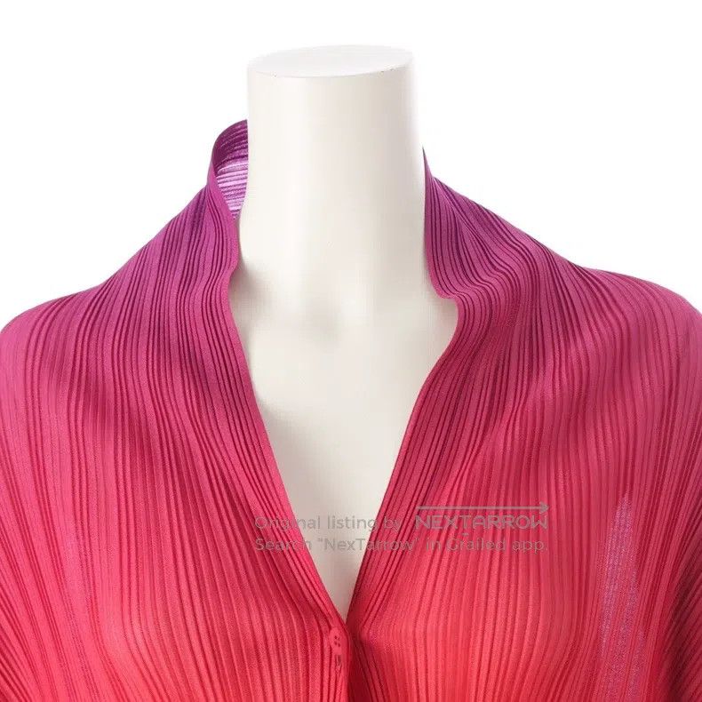 Issey Miyake Issey Miyake Red Coat Size M / US 6-8 / IT 42-44 - 5 Thumbnail