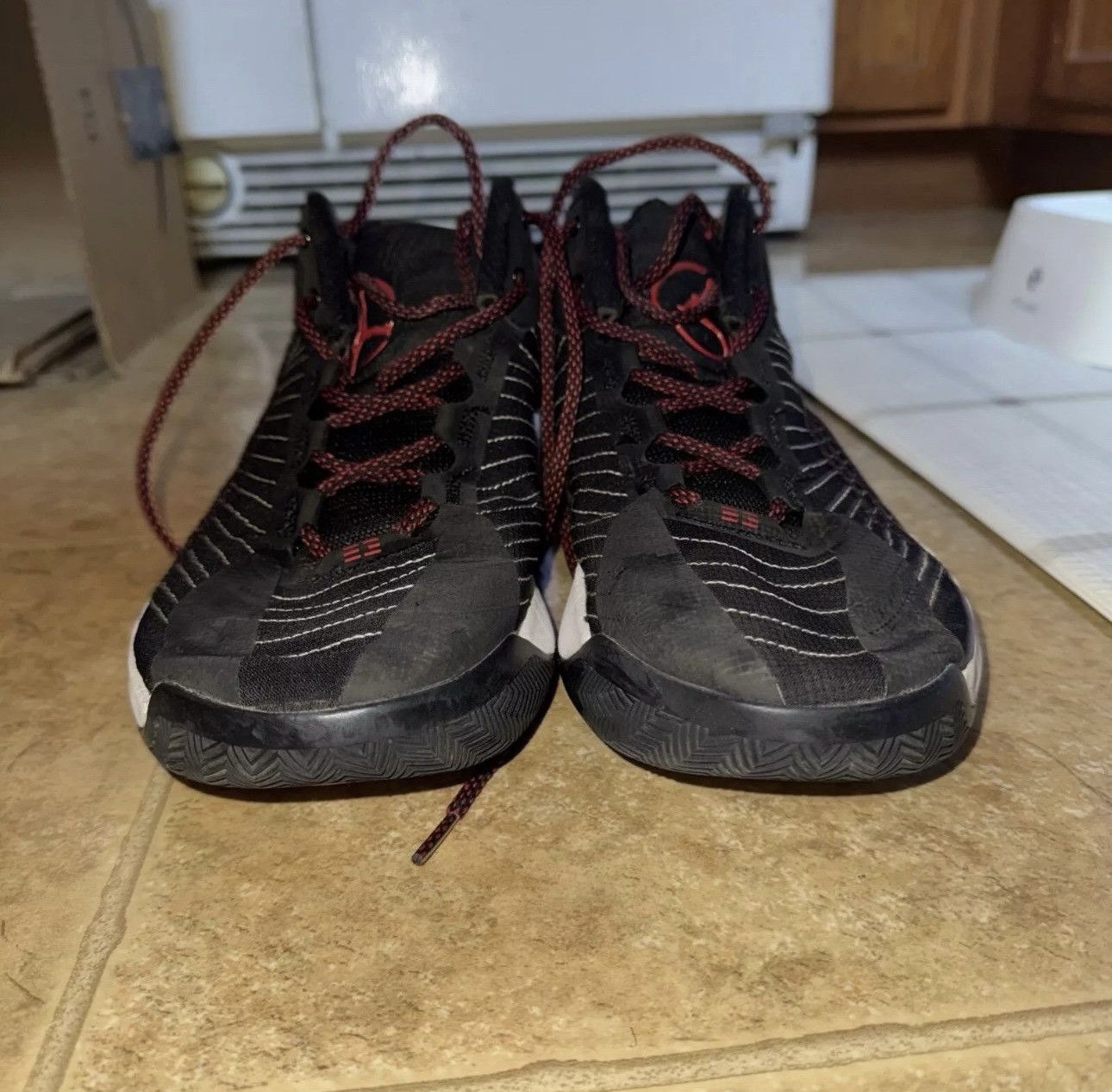 Jordan Brand Air Jordan Jordan Jumpman 2021 PF 'Bred' Size 12 CQ4229-006 Size US 12 / EU 45 - 4 Thumbnail