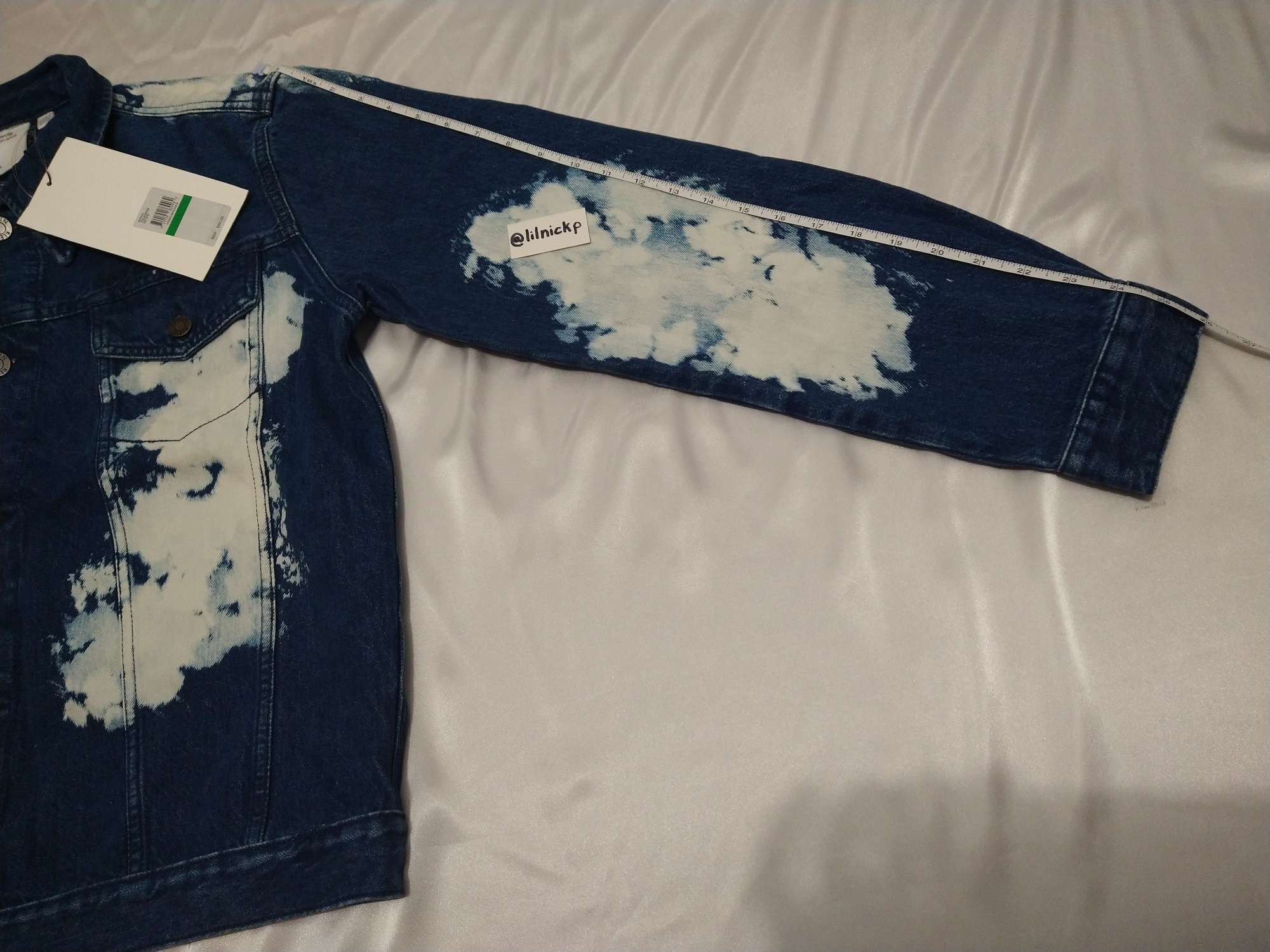 Calvin Klein 205W39NYC EST. 1978 Lunar Ascent Denim Trucker Jacket Size US L / EU 52-54 / 3 - 7 Thumbnail
