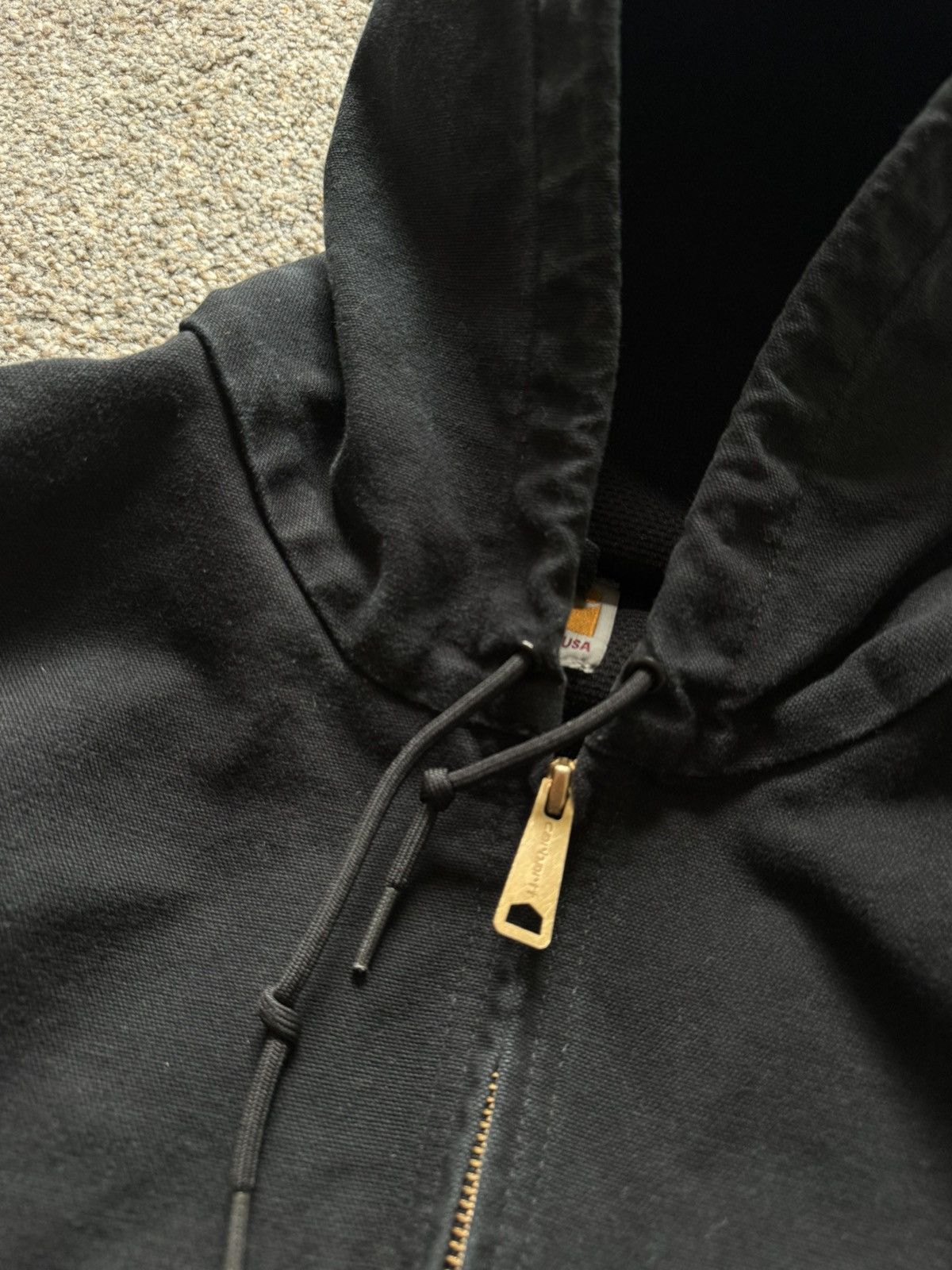 Carhartt Vintage Carhartt Active Jacket Made in USA Workwear Hoodie Size US XL / EU 56 / 4 - 3 Thumbnail