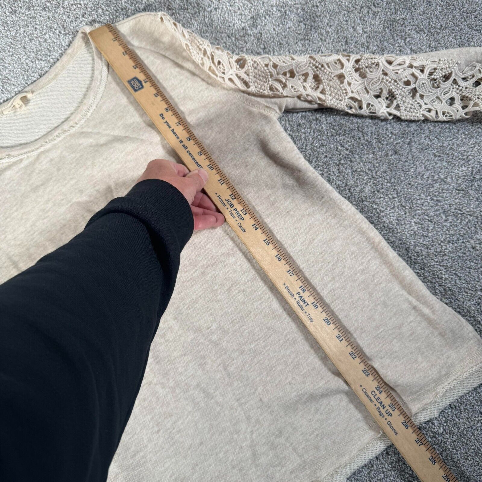 Other Mystree Sweater Large Romantic Lace Boho Chic Cottagecore Size L / US 10 / IT 46 - 8 Thumbnail