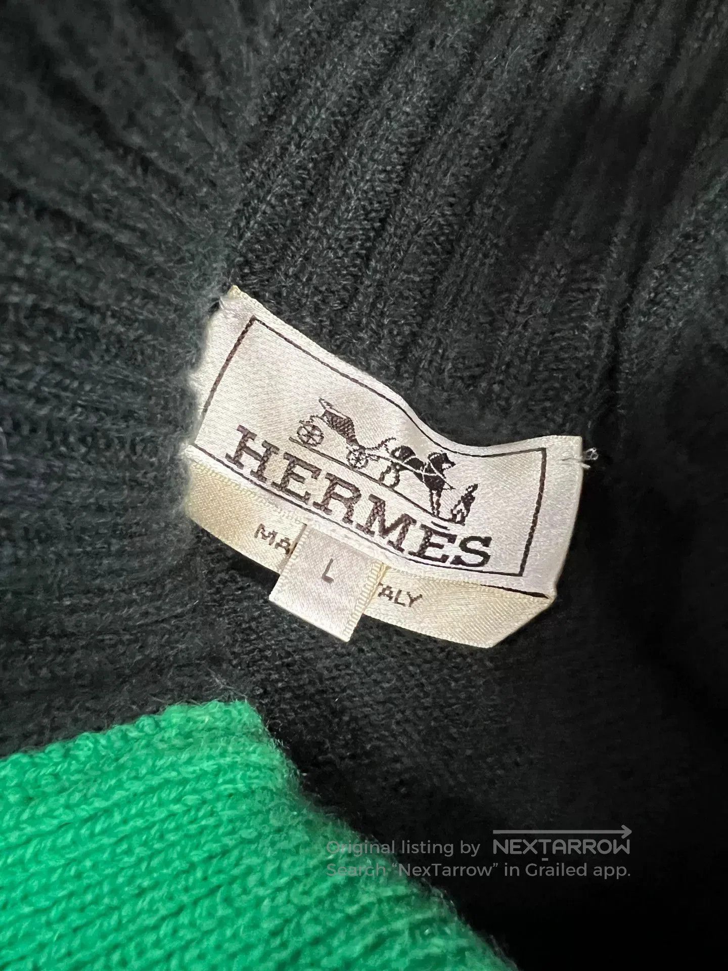 Hermes olive green high. Size US L / EU 52-54 / 3 - 6 Thumbnail