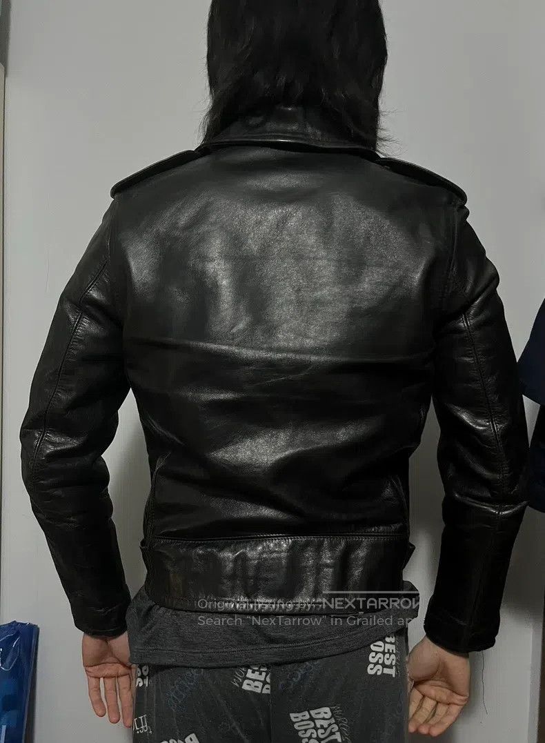 Schott Schott Leather jacket with diagonal zipper Size M / US 6-8 / IT 42-44 - 8 Thumbnail