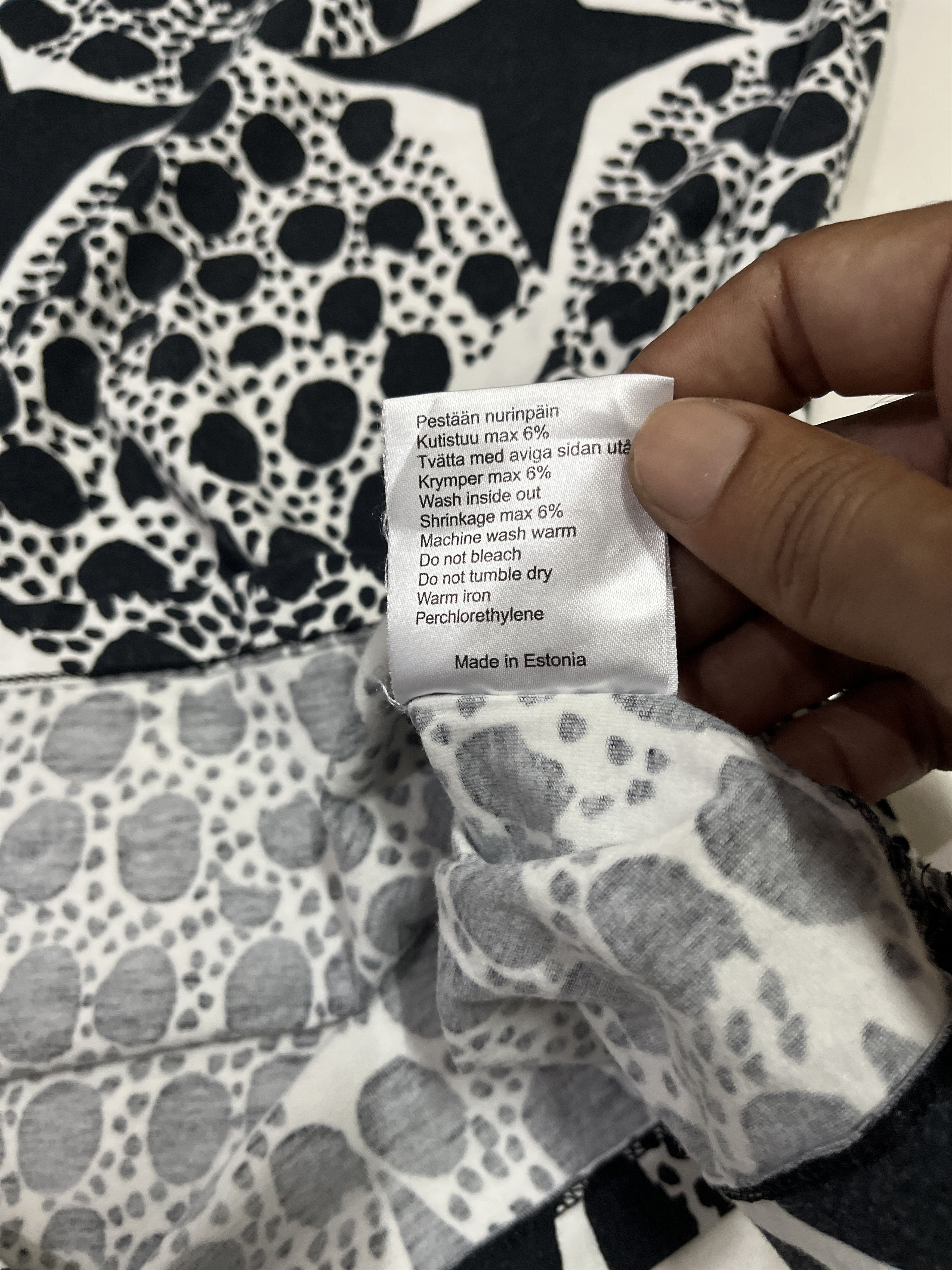 Marimekko Marimekko Made in Estonia Patterned Long Sleeve Tshirt Size XS / US 0-2 / IT 36-38 - 6 Thumbnail