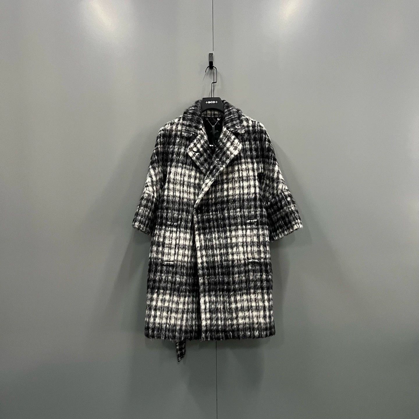 Max Mara MaxMara black and white checkered coat Size XS / US 0-2 / IT 36-38 - 1 Thumbnail