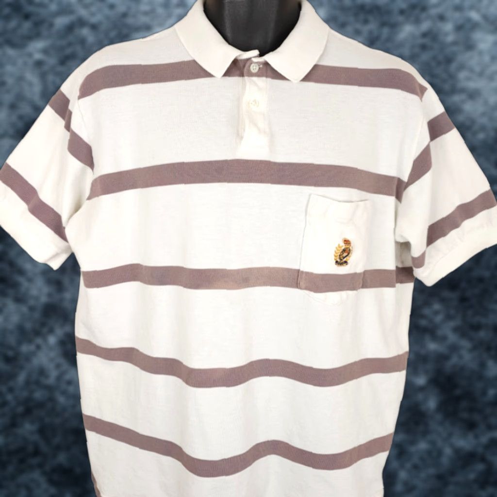 Polo Ralph Lauren VINTAGE Polo Ralph Lauren Polo Shirt Mens Size Large The Big Shirt Made In USA Shirt Size US L / EU 52-54 / 3 - 1 Thumbnail