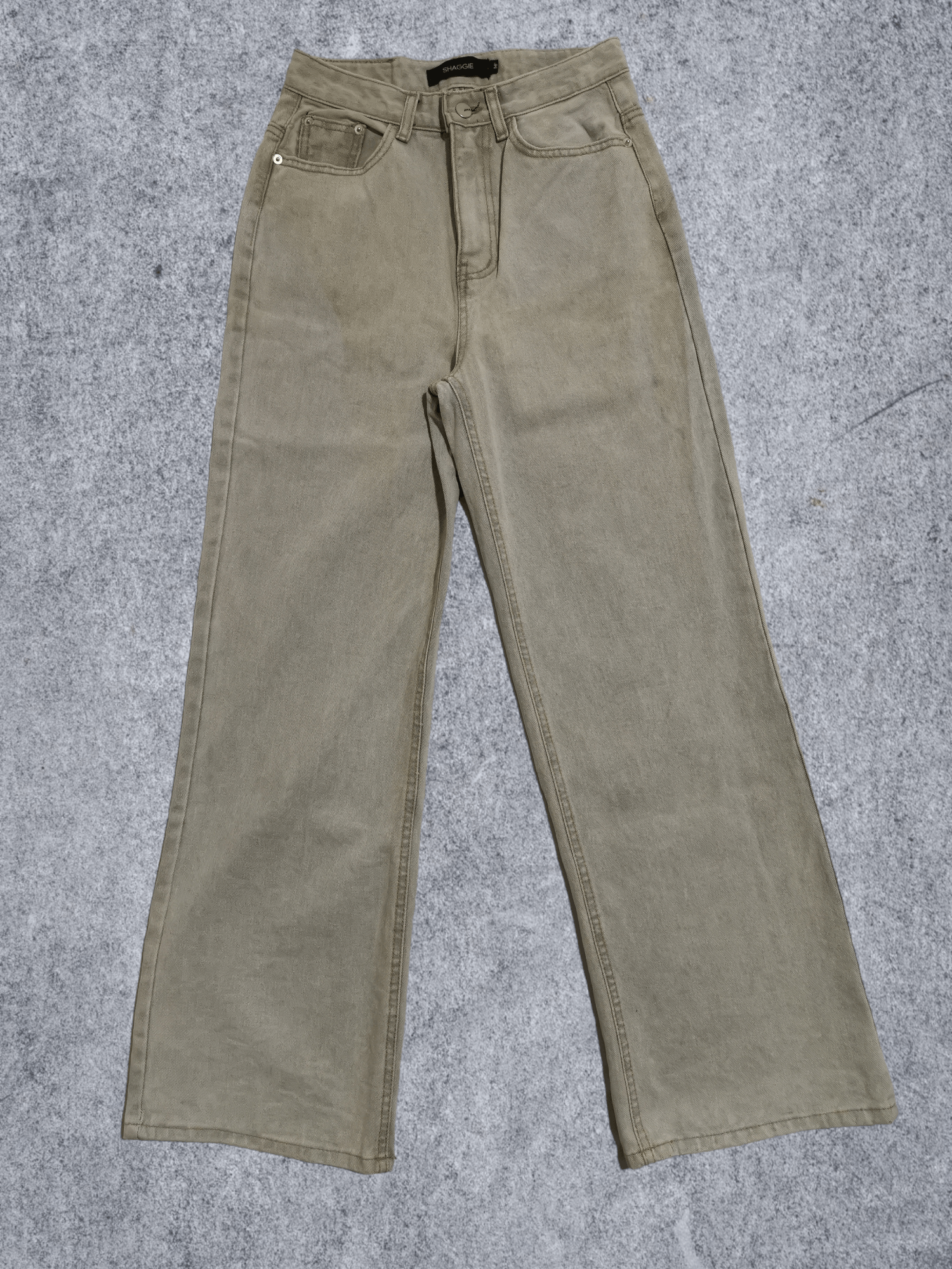 Japanese Brand × Jean × Vintage Flare jeans Japan Shaggie Baggy High Rise Size US 27 - 1 Thumbnail