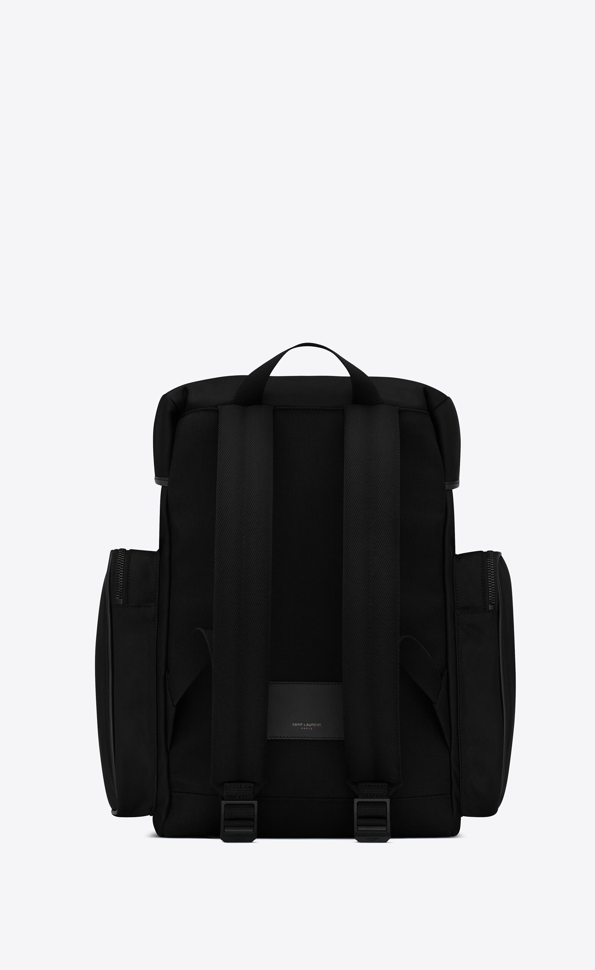 Saint Laurent Paris o1b1hav111025 Size: OS / City Multi Pocket Backpack in Black Size ONE SIZE - 2 Thumbnail