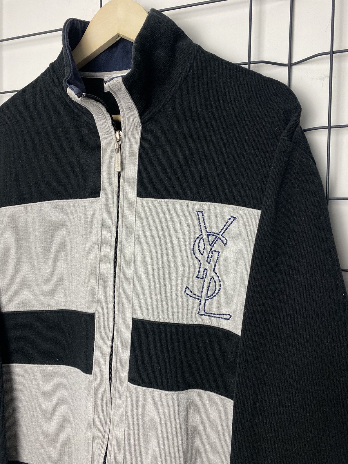 Vintage Vintage Zip Yves Saint Laurent Size US XL / EU 56 / 4 - 4 Thumbnail