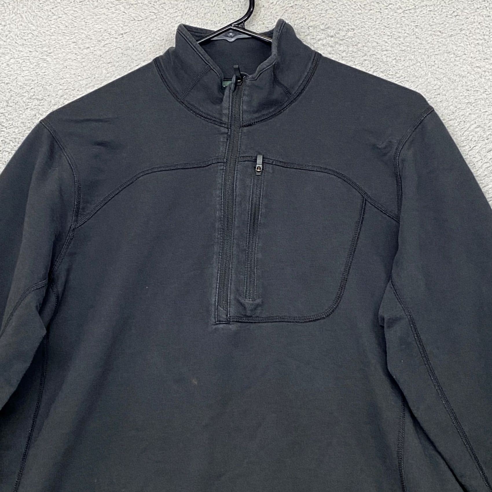 Mountain Hardwear Mountain Hardwear Shirt Mens M Pullover 1/4 Zip Black Outdoor Hiking Breathable Logo Casual Sportswear Size US M / EU 48-50 / 2 - 2 Thumbnail
