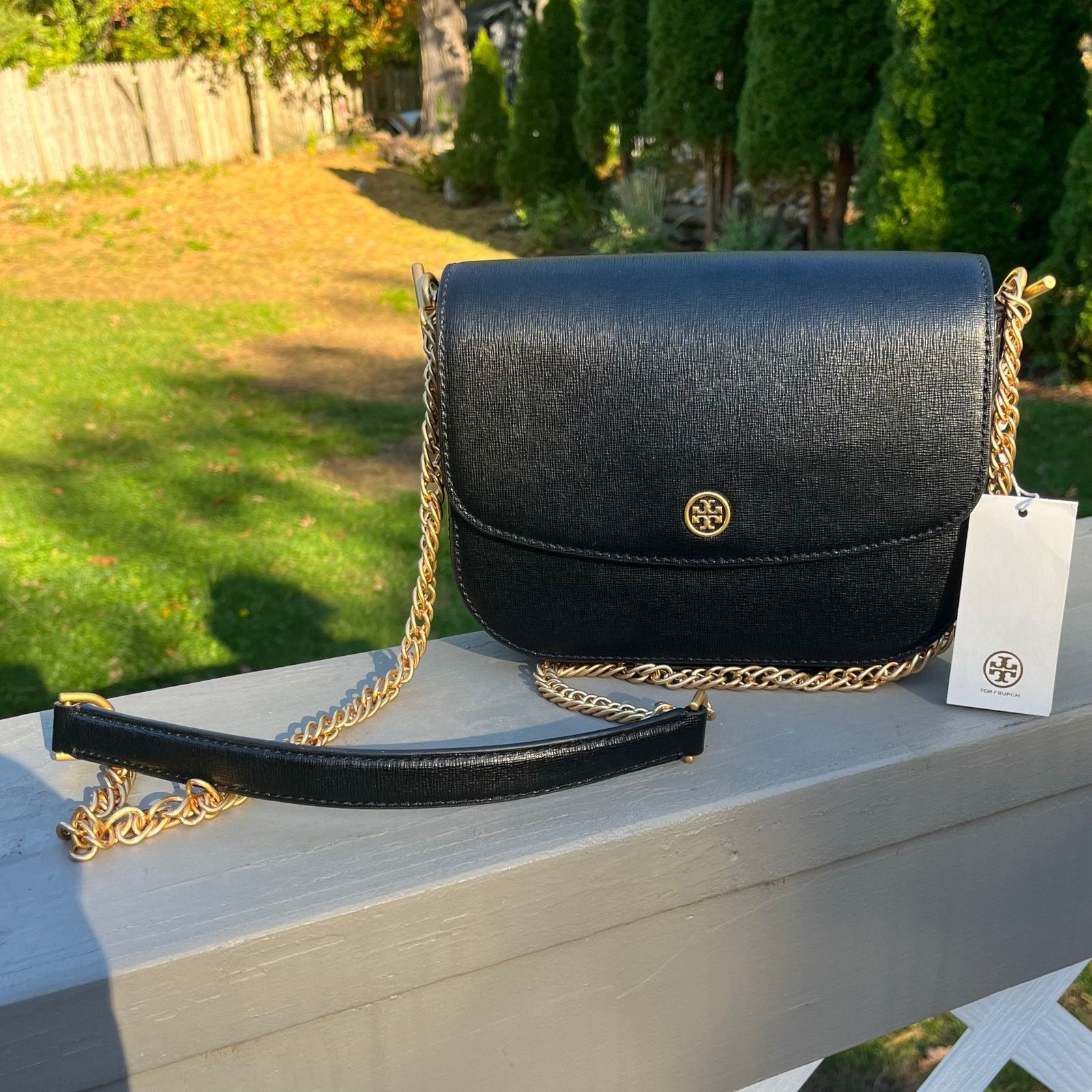 Tory Burch TORY BURCH NWT Leather Robinson Convertible Crossbody Size ONE SIZE - 9 Thumbnail