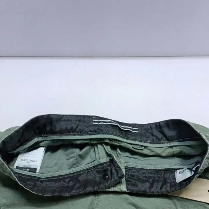 Stone Island Stone Island Green Casual Cargo Shorts for Men -2506 Size US 34 / EU 50 - 5 Thumbnail