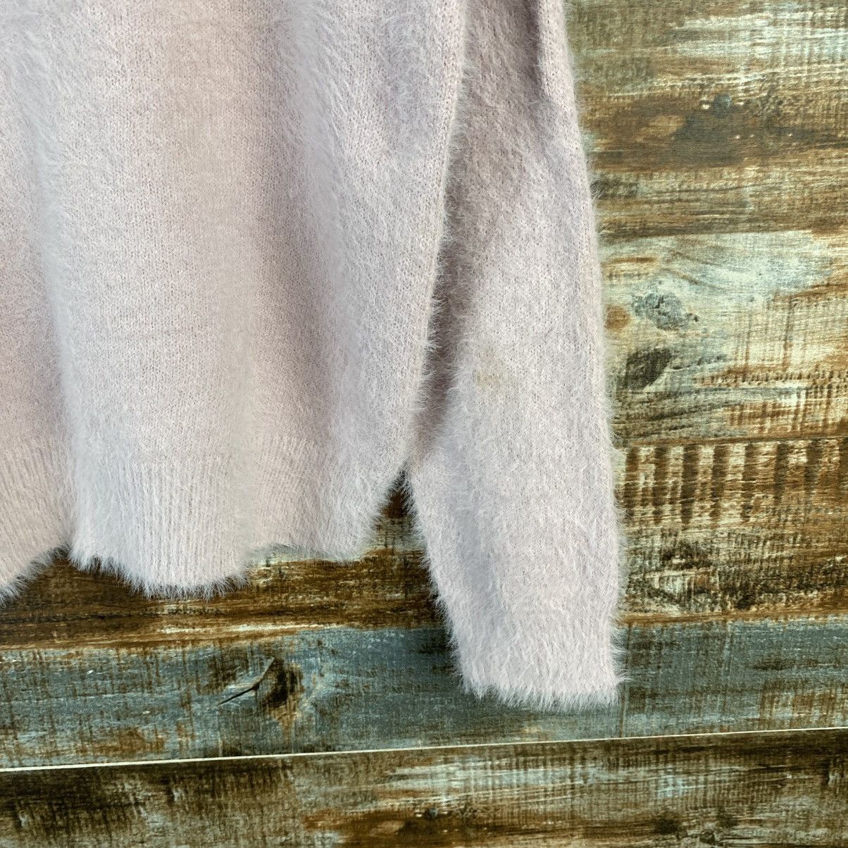 Vintage DL GU Pink Mohair fur shaggy sexy Knitwear #C1092 Size L / US 10 / IT 46 - 8 Thumbnail