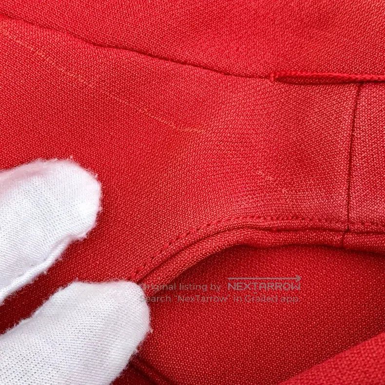 Dior Dior Red wool V-neck double-breasted sleeveless dress Size XS / US 0-2 / IT 36-38 - 7 Thumbnail