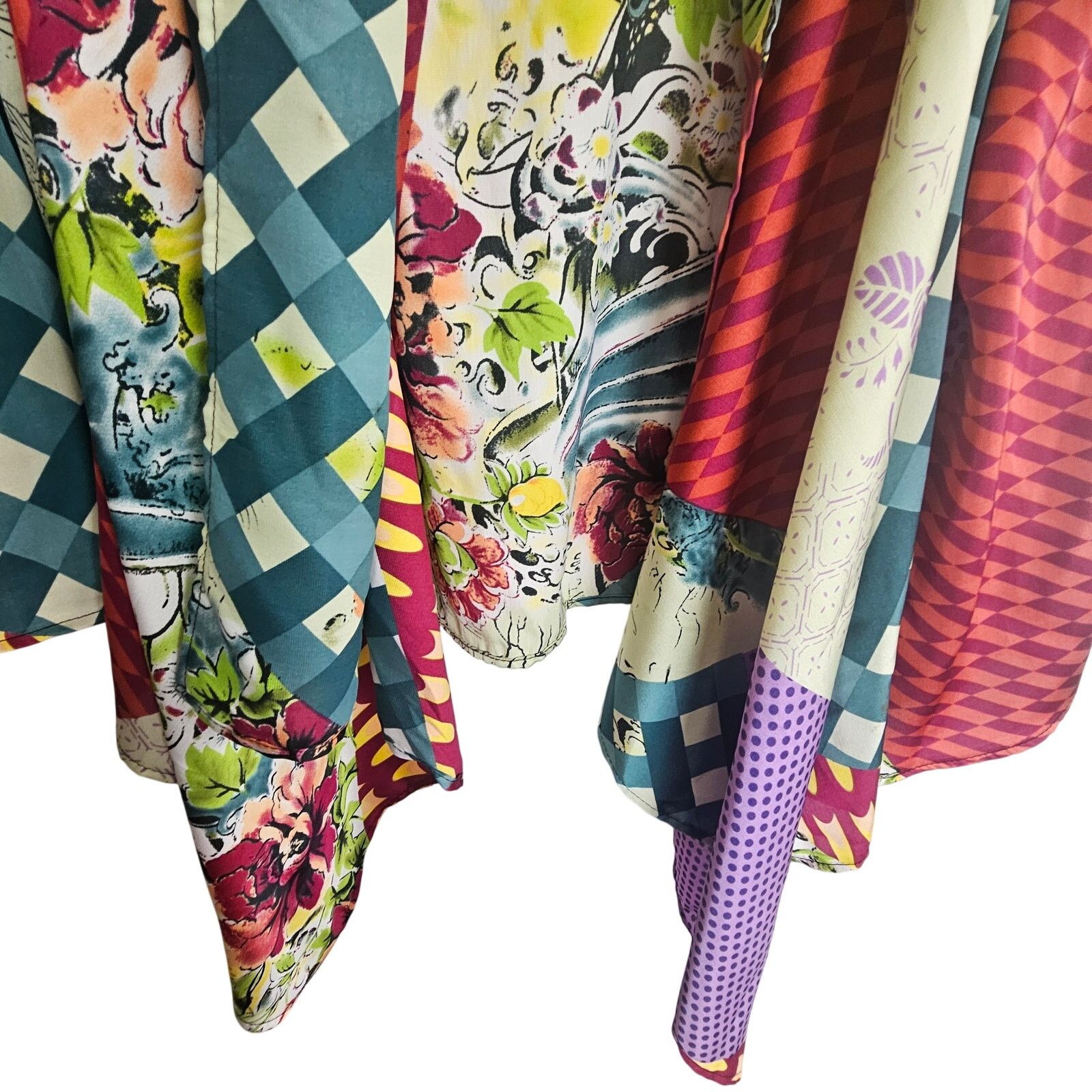 Alberto Vintage Alberto Makali Crop Kimono M Artsy Whimsical Boho Size M / US 6-8 / IT 42-44 - 3 Thumbnail