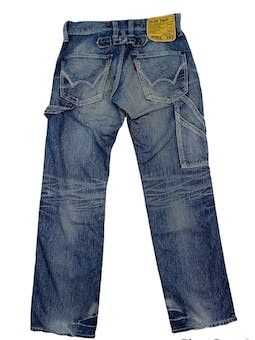 Edwin Edwin Denim Blue Trip Buckle Back Carpenter Size US 30 / EU 46 - 23 Thumbnail