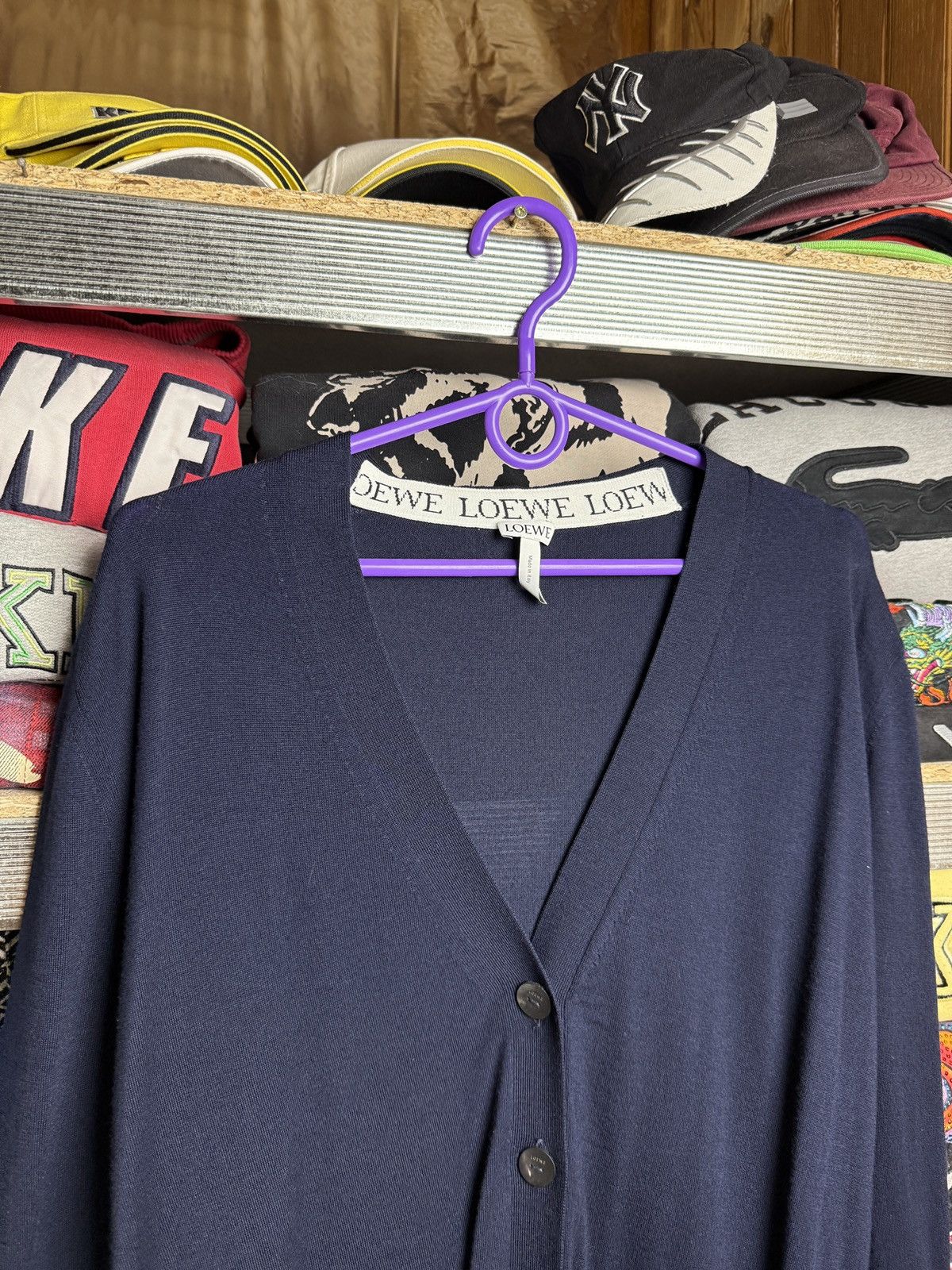 Loewe Loewe Wool Blend Front Button Cardigan Monogram Size US S / EU 44-46 / 1 - 3 Thumbnail