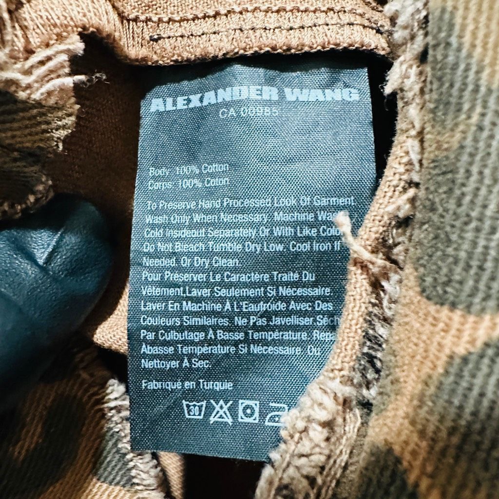 Alexander Wang ALEXANDER WANG DENIM Cheetah Leopard Animal Print Cotton Sle Size M / US 6-8 / IT 42-44 - 3 Thumbnail