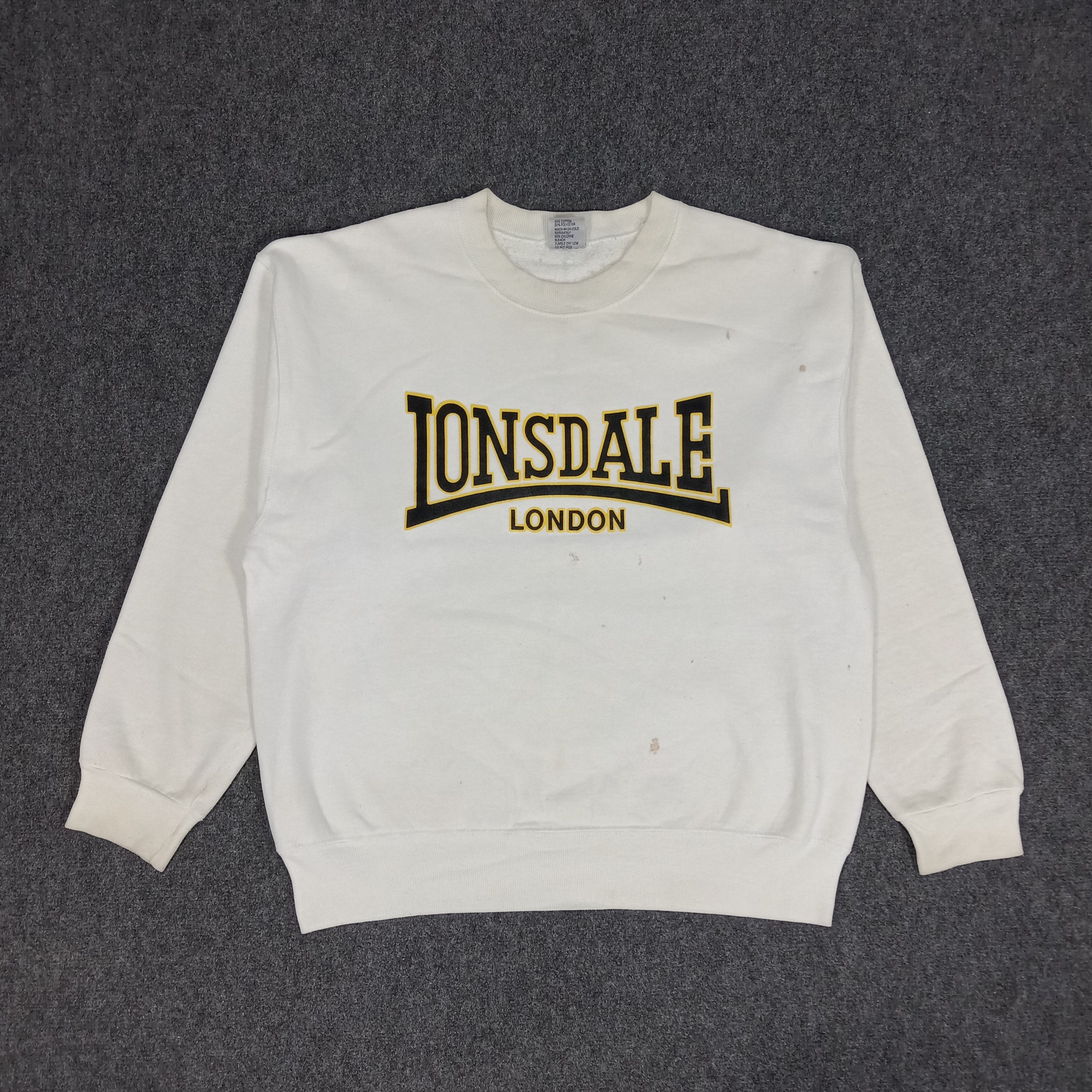 Lonsdale × Vintage Lonsdale London Boxing Sport Brand Sweatshirt Size US L / EU 52-54 / 3 - 1 Thumbnail