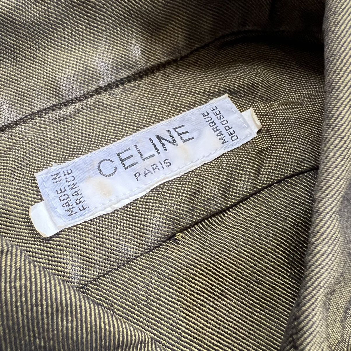 Celine 1990s Celine Silk Long Sleeve Button up Shirt Size L / US 10 / IT 46 - 7 Thumbnail
