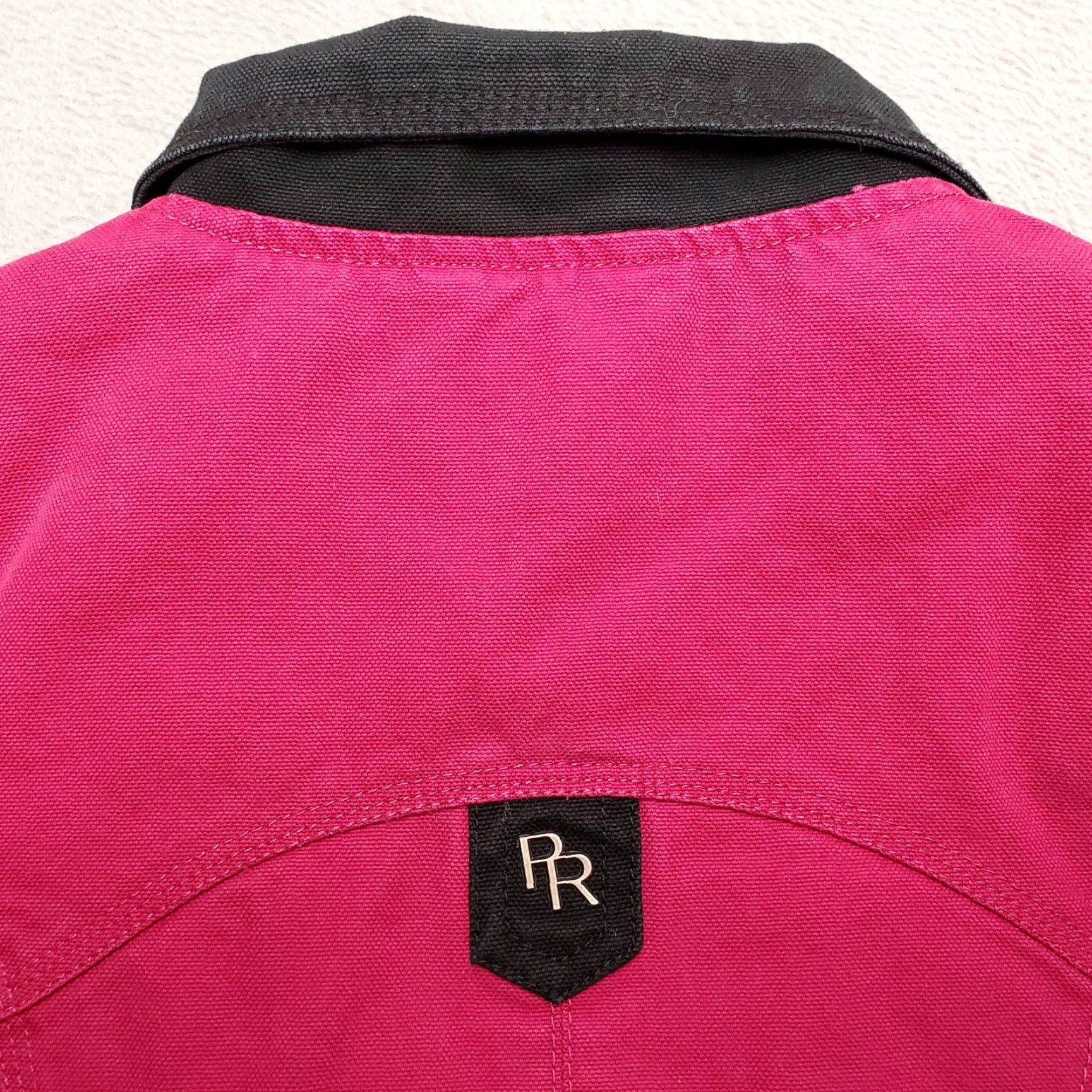 Vintage Powder River Jacket Womens M Pink Canvas Work Riding Western Ranchwear Button-Up Snaps Casual Long Sleeve USA Western Theme Mens Womens Boys Girls Size M / US 6-8 / IT 42-44 - 6 Thumbnail