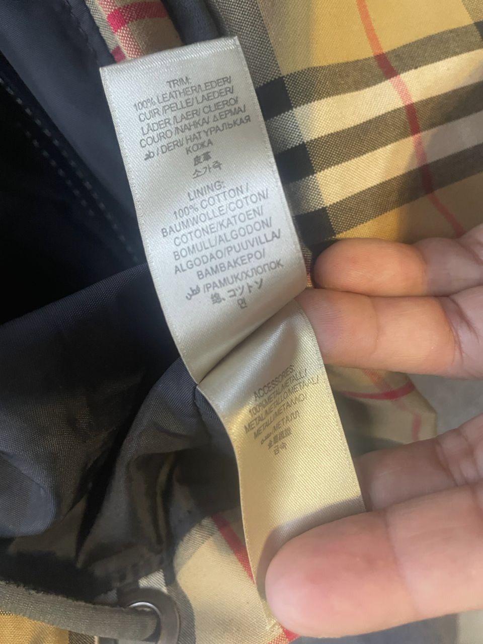 Burberry Authentic Burberry Nova Check Mini Backpack Size ONE SIZE - 7 Thumbnail