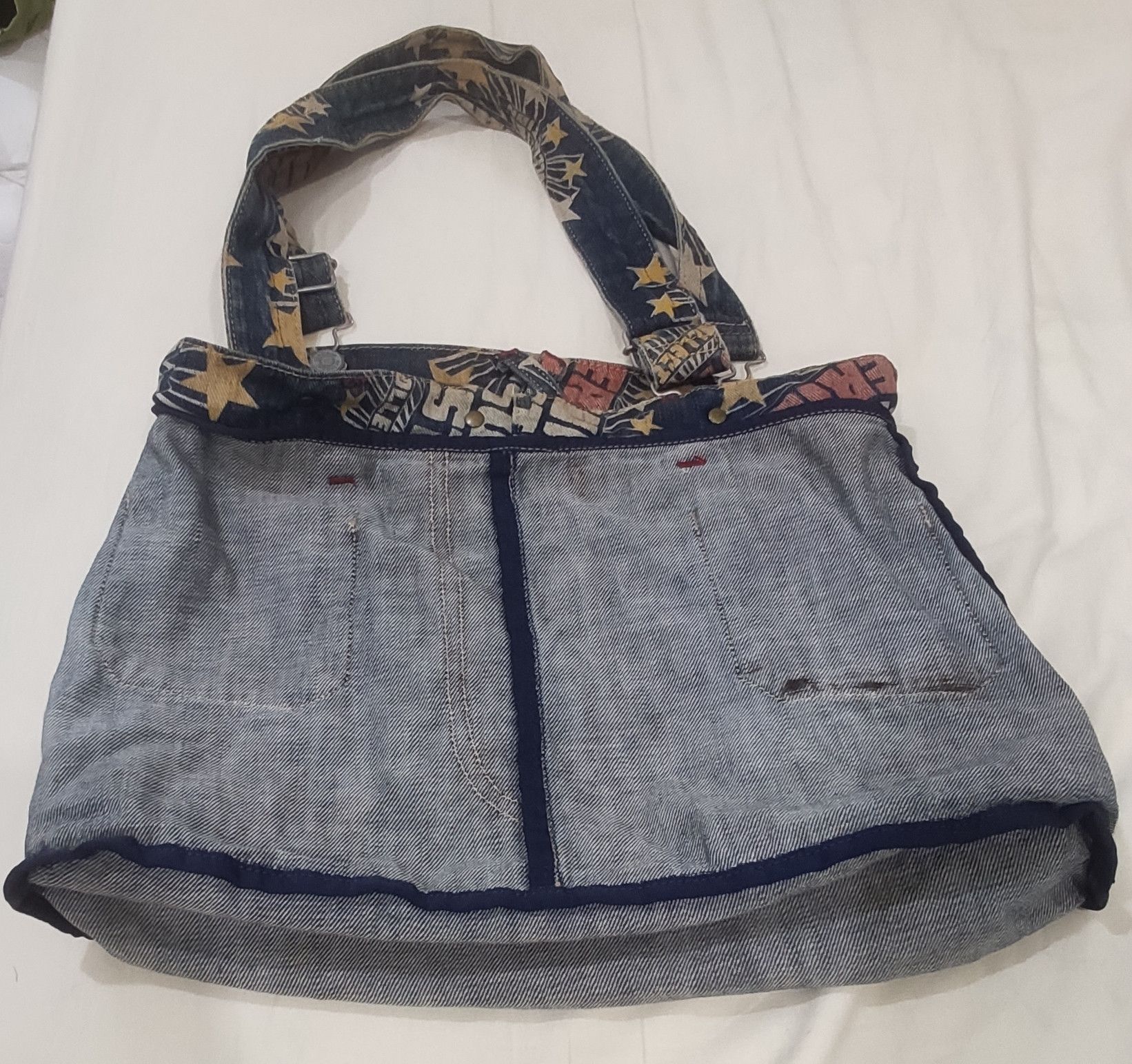 Hysteric Glamour × Vintage Vintage Denim Super Hysteric Glamour Collection Tote Beg Size ONE SIZE - 16 Thumbnail