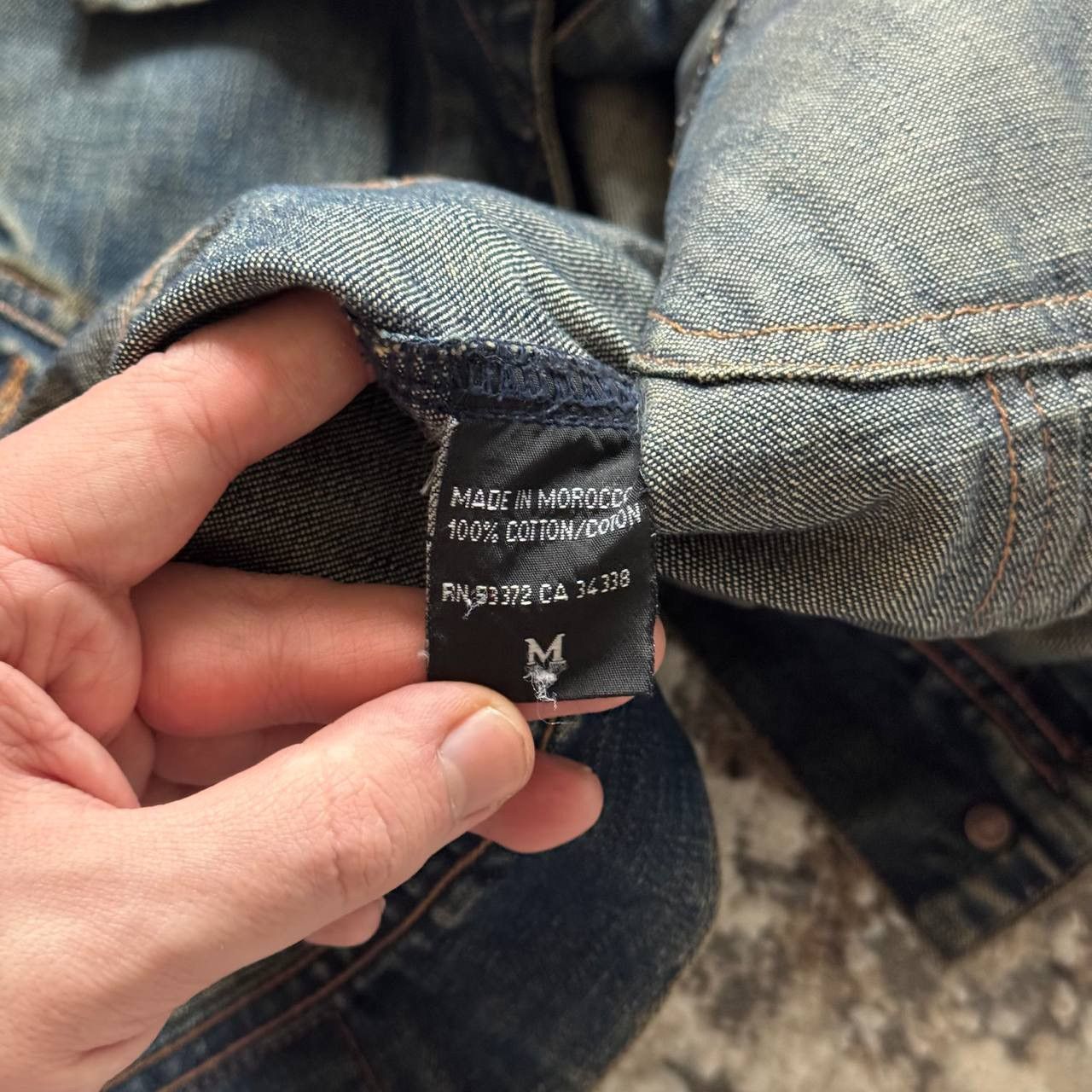 Hysteric Glamour Crazy Faded Cropped Washed Disress Denim Trucker Jakcet Size US M / EU 48-50 / 2 - 9 Thumbnail