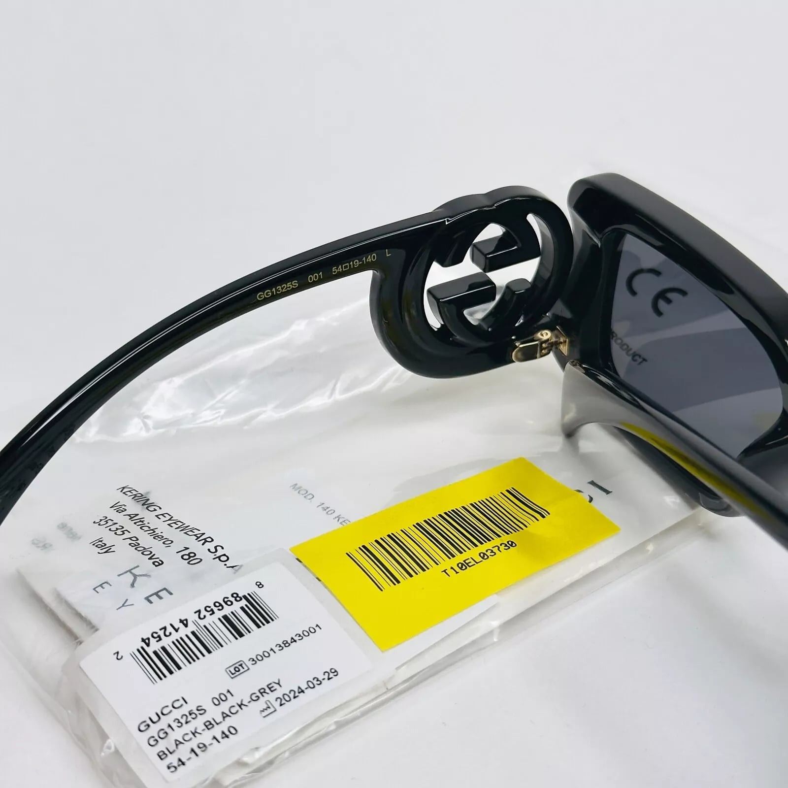 Gucci GUCCI Couture 1325 Black GG Logo 001 Narrow Fashion GG1325S Size ONE SIZE - 4 Thumbnail