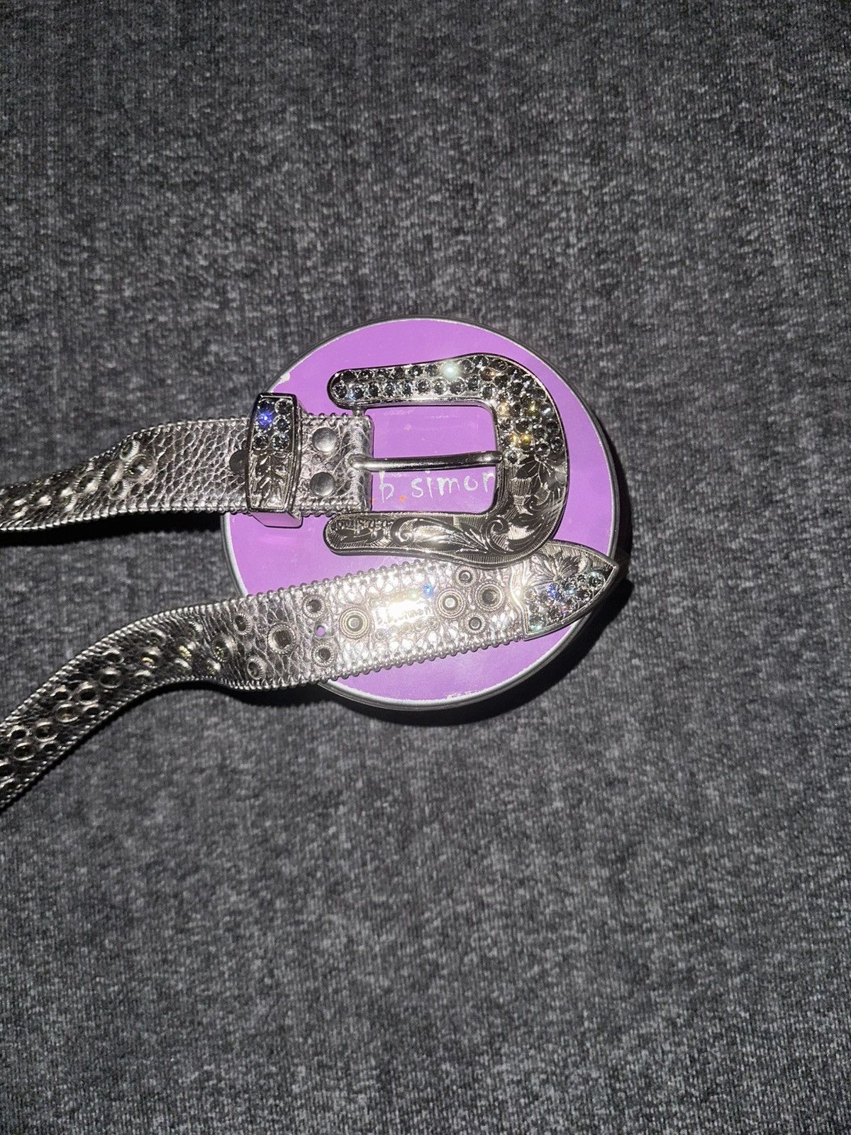 B.B. Simon B.B Bronx 4 Designer Belt Size 32 - 1 Thumbnail