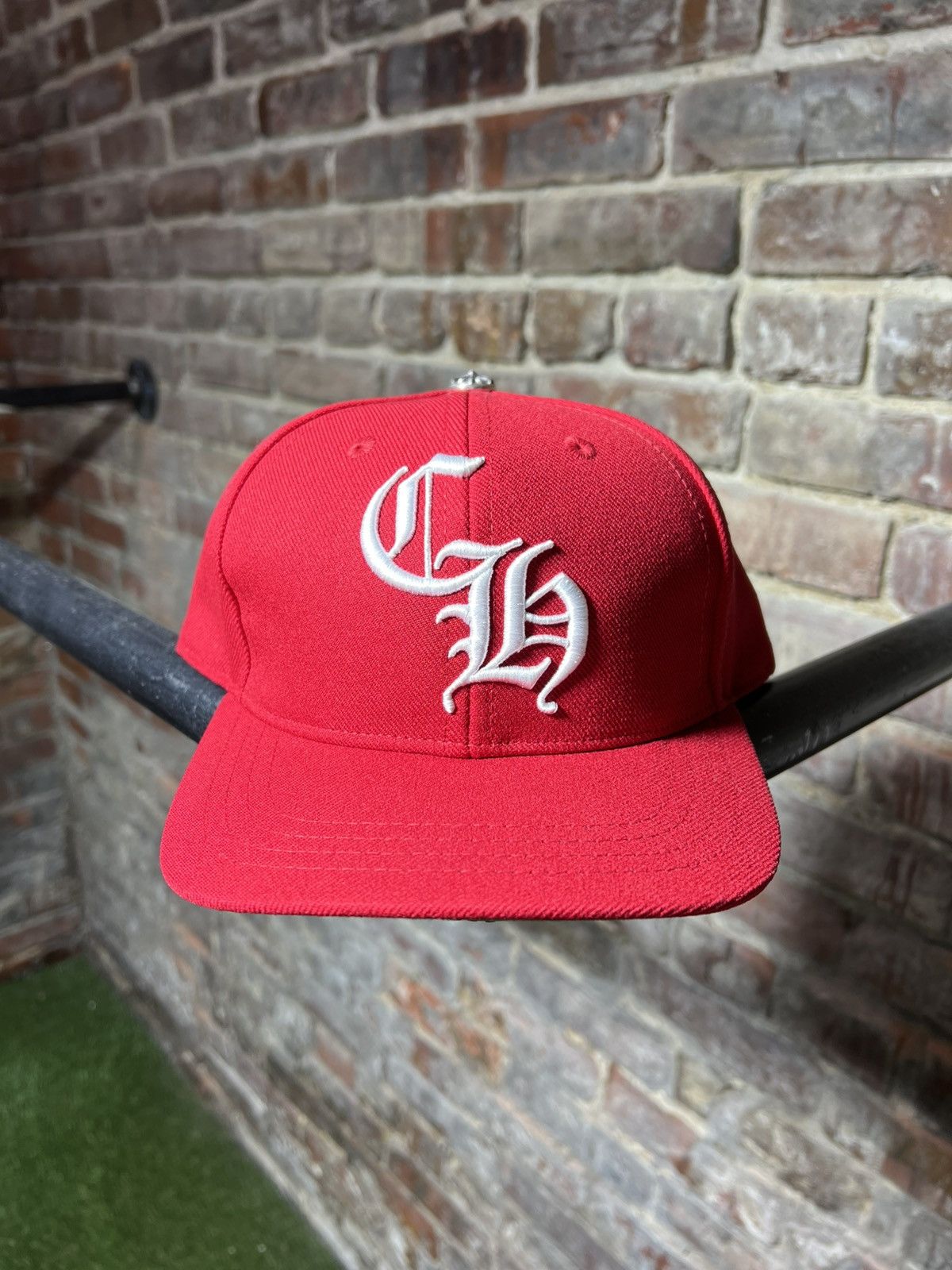 Chrome Hearts Chrome Hearts CH Baseball Hat Snapback Red Size ONE SIZE - 1 Thumbnail