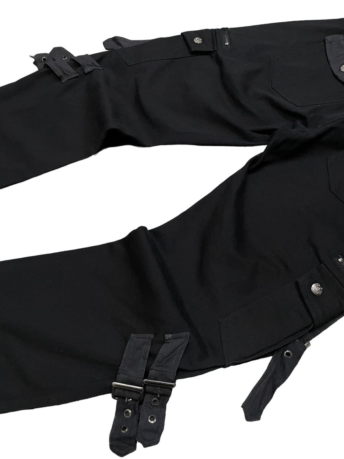 In The Attic × Japanese Brand In The Attic Growth Japan Cargo Bondage Goth Pants Size US 32 / EU 48 - 16 Thumbnail