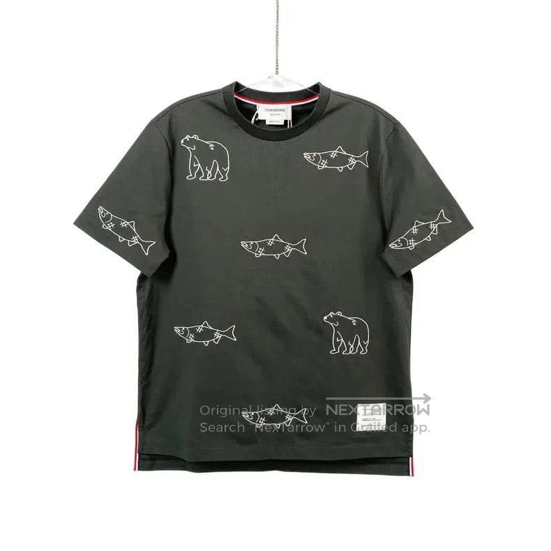 Thom Browne Thom Browne Baburin embroidery short sleeves Size US S / EU 44-46 / 1 - 1 Thumbnail