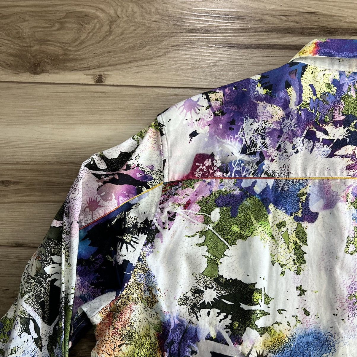Robert Graham Robert Graham Mack Daddy Watercolor Abstract Cotton Shirt Size US L / EU 52-54 / 3 - 18 Thumbnail