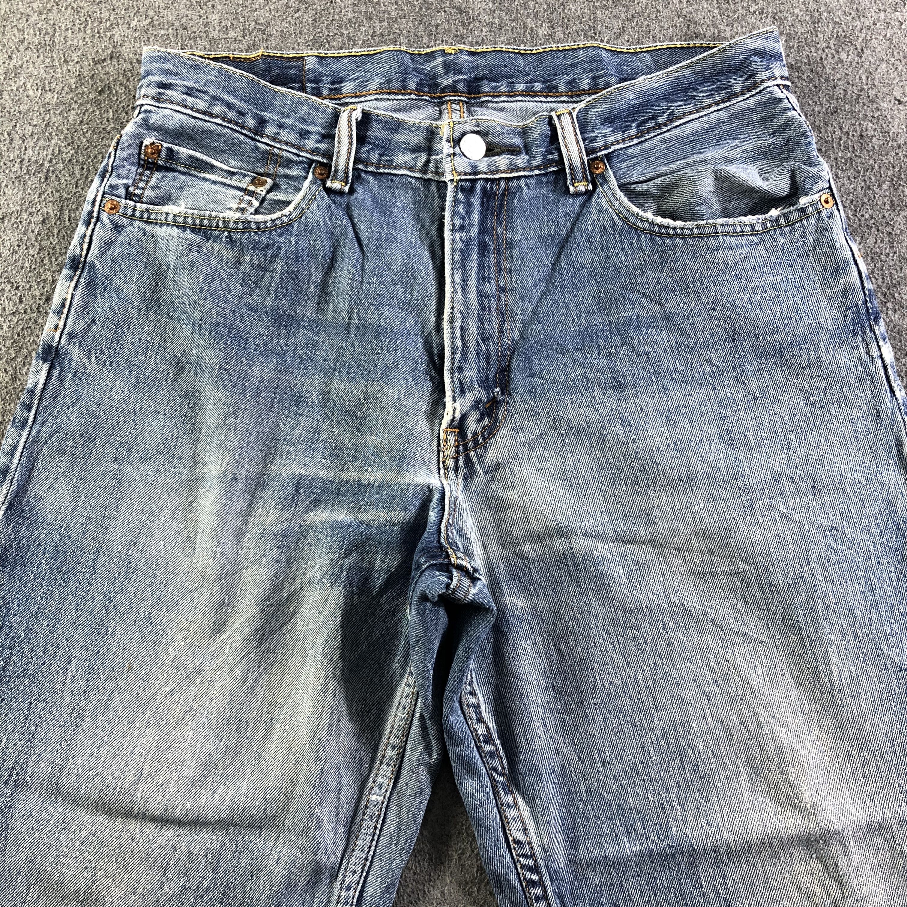 Levi's Vintage Blue Wash Levis 550 Jeans-J4322 Size US 33 - 3 Thumbnail