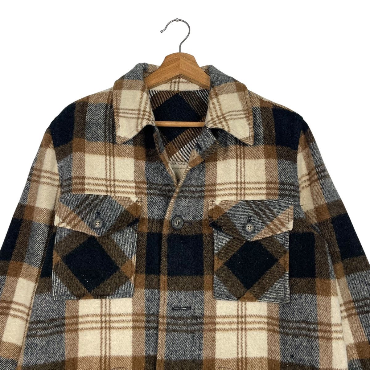Other Van Tartan Wool Jacket Size US M / EU 48-50 / 2 - 2 Thumbnail