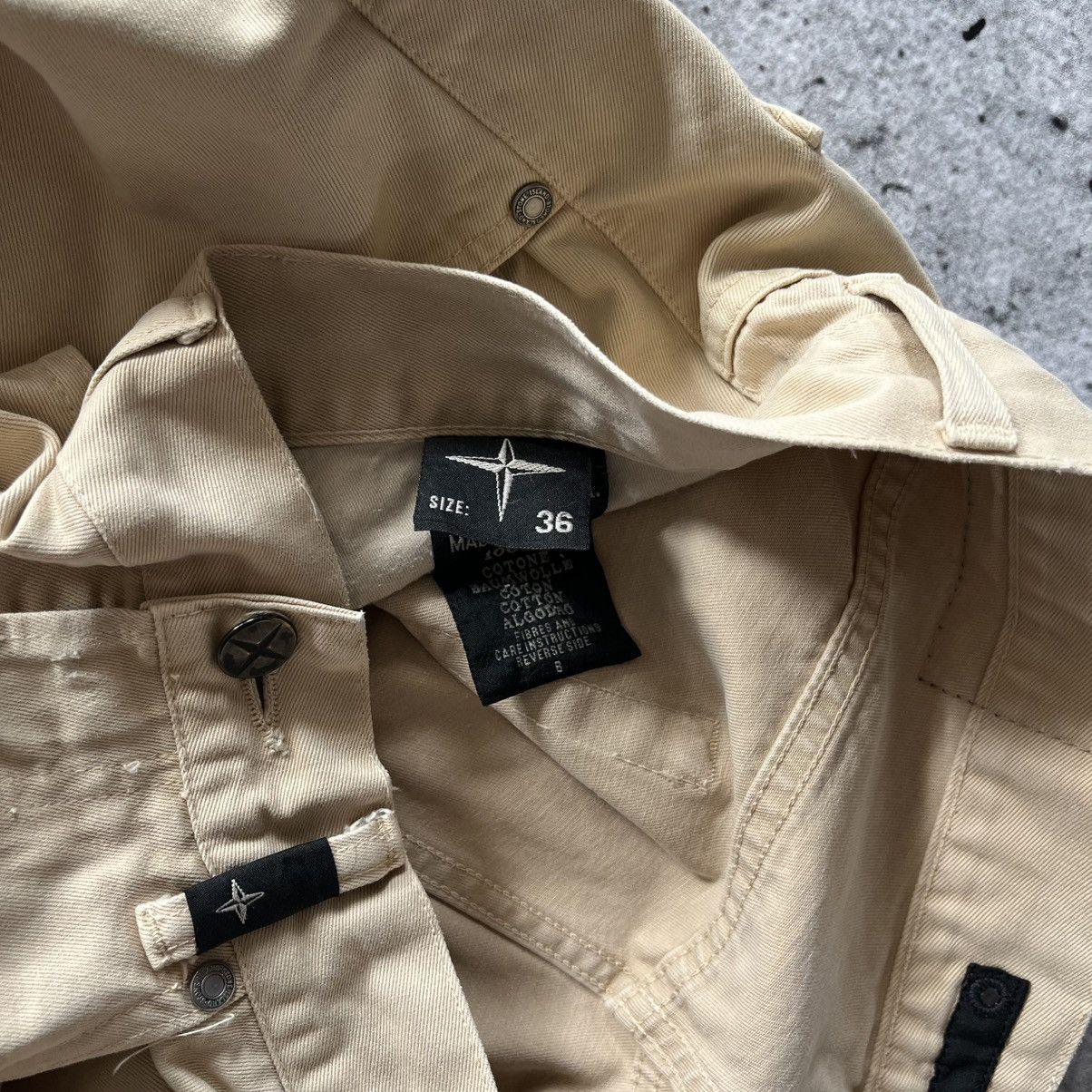 Stone Island × Vintage Stone Island Vintage pants beige made in italy Size US 36 / EU 52 - 6 Thumbnail