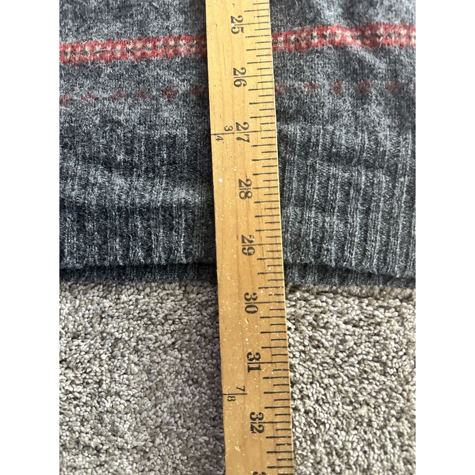 J.Crew VTG Y2K J Crew Sweater Mens XL Striped Lambs Wool Knit Size US XL / EU 56 / 4 - 6 Thumbnail