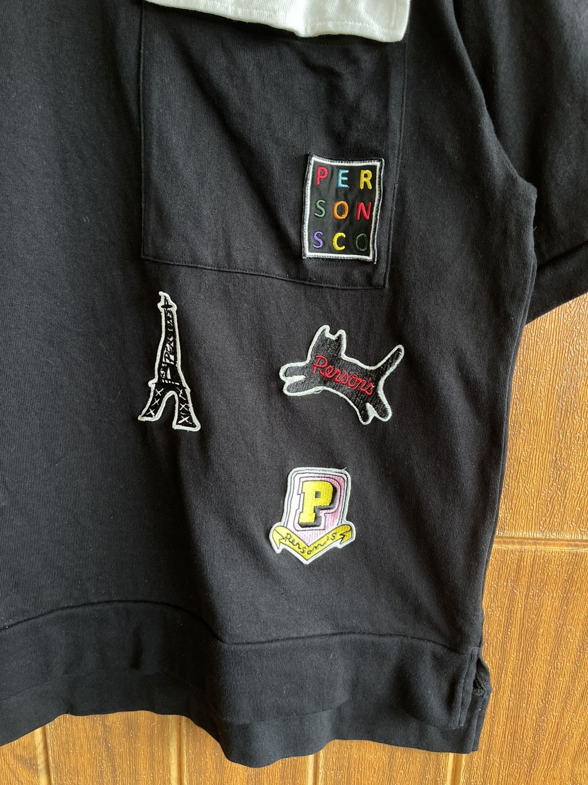 PERSON'S Rare🔥PERSON’S🔥Patches Design Pocket Tshirt Size US XL / EU 56 / 4 - 4 Thumbnail