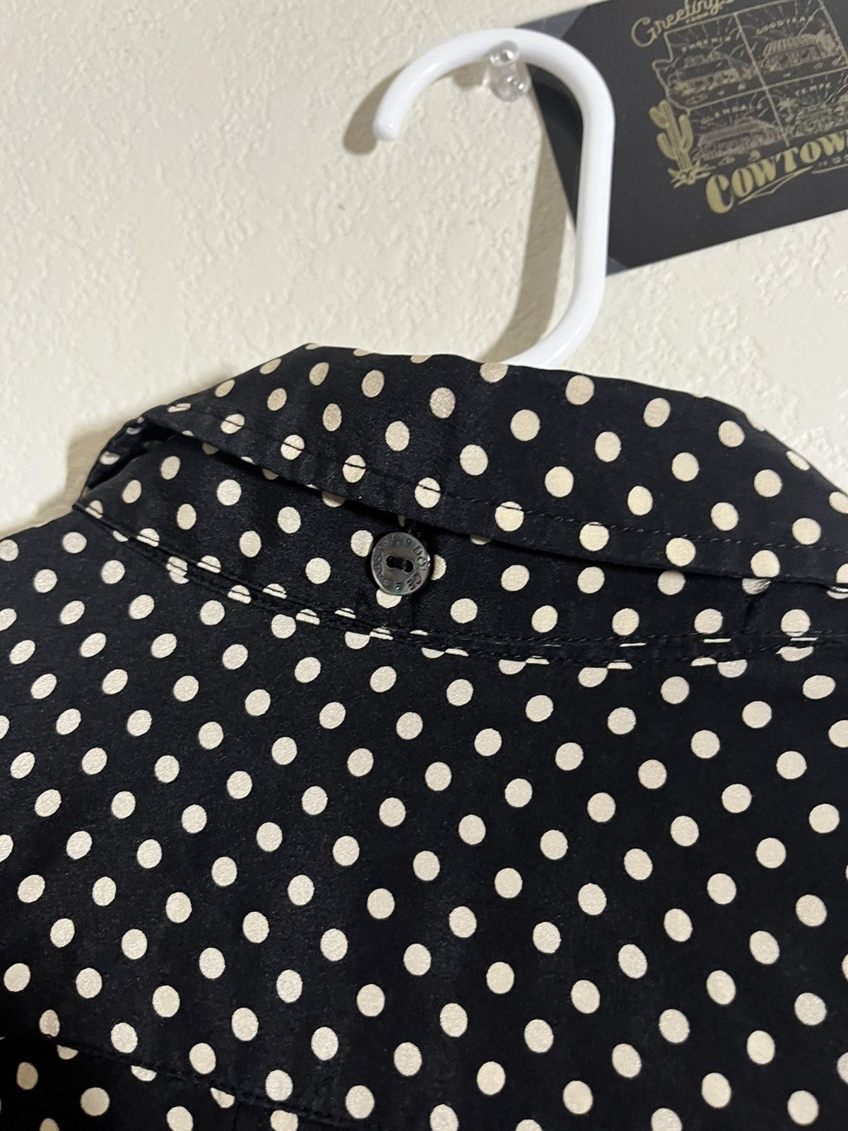 Dolce & Gabbana Dolce Gabbana Polka Dot Silk Shirt Size US S / EU 44-46 / 1 - 9 Thumbnail