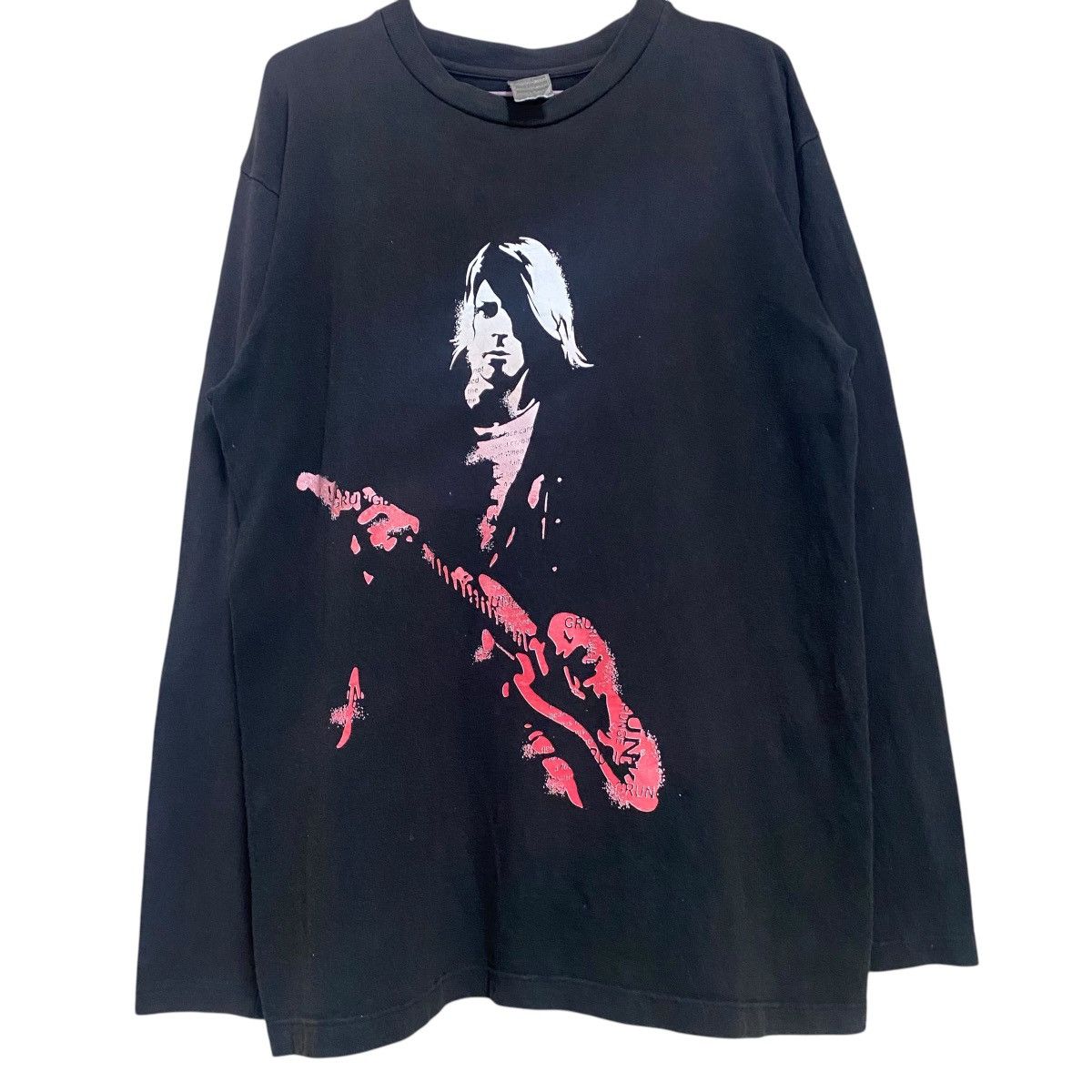 Nirvana Y2K 'Grungerock Spirit Highschool' Kurt Cobain Longsleeve Size US L / EU 52-54 / 3 - 3 Thumbnail