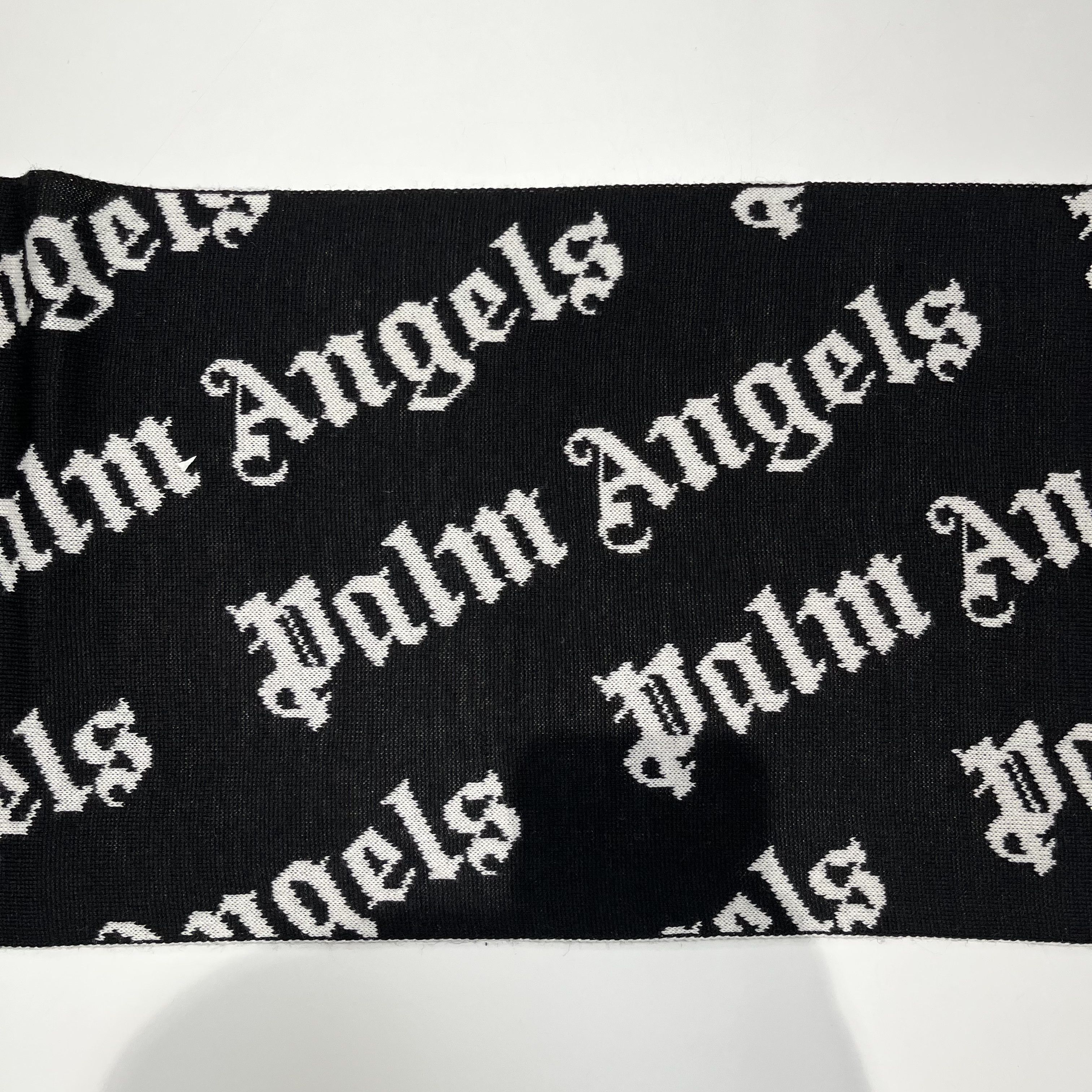 Palm Angels Palm Angels Scarf Black/White Size ONE SIZE - 5 Thumbnail