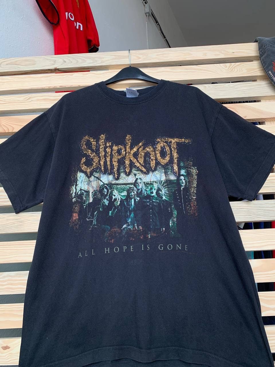 Band Tees × Slipknot × Vintage SLIPKNOT 2008 all hope is gone tee Size US L / EU 52-54 / 3 - 3 Thumbnail
