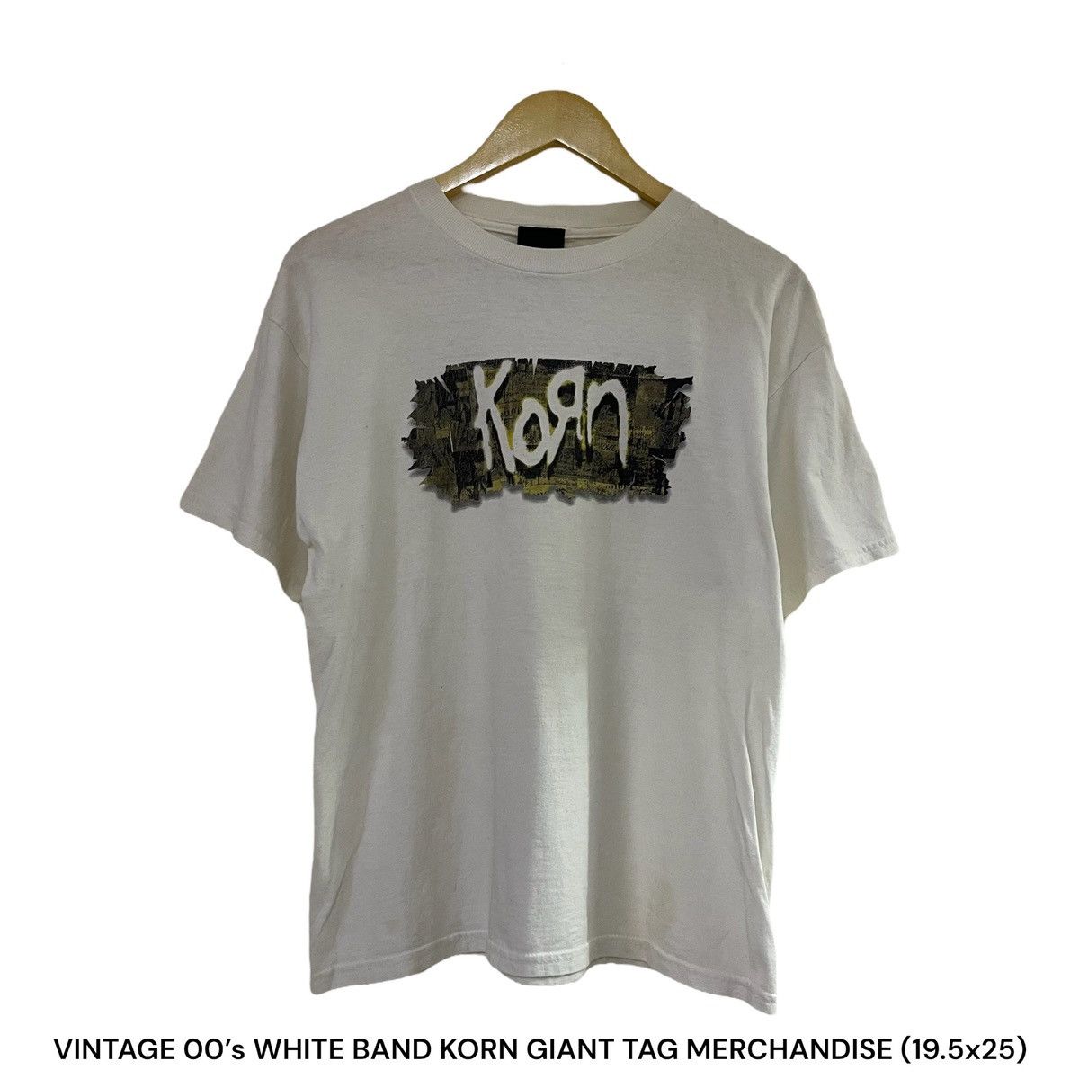 Band Tees × Giant × Vintage Vintage 00's Korn Band Giant Tag Size US S / EU 44-46 / 1 - 1 Thumbnail